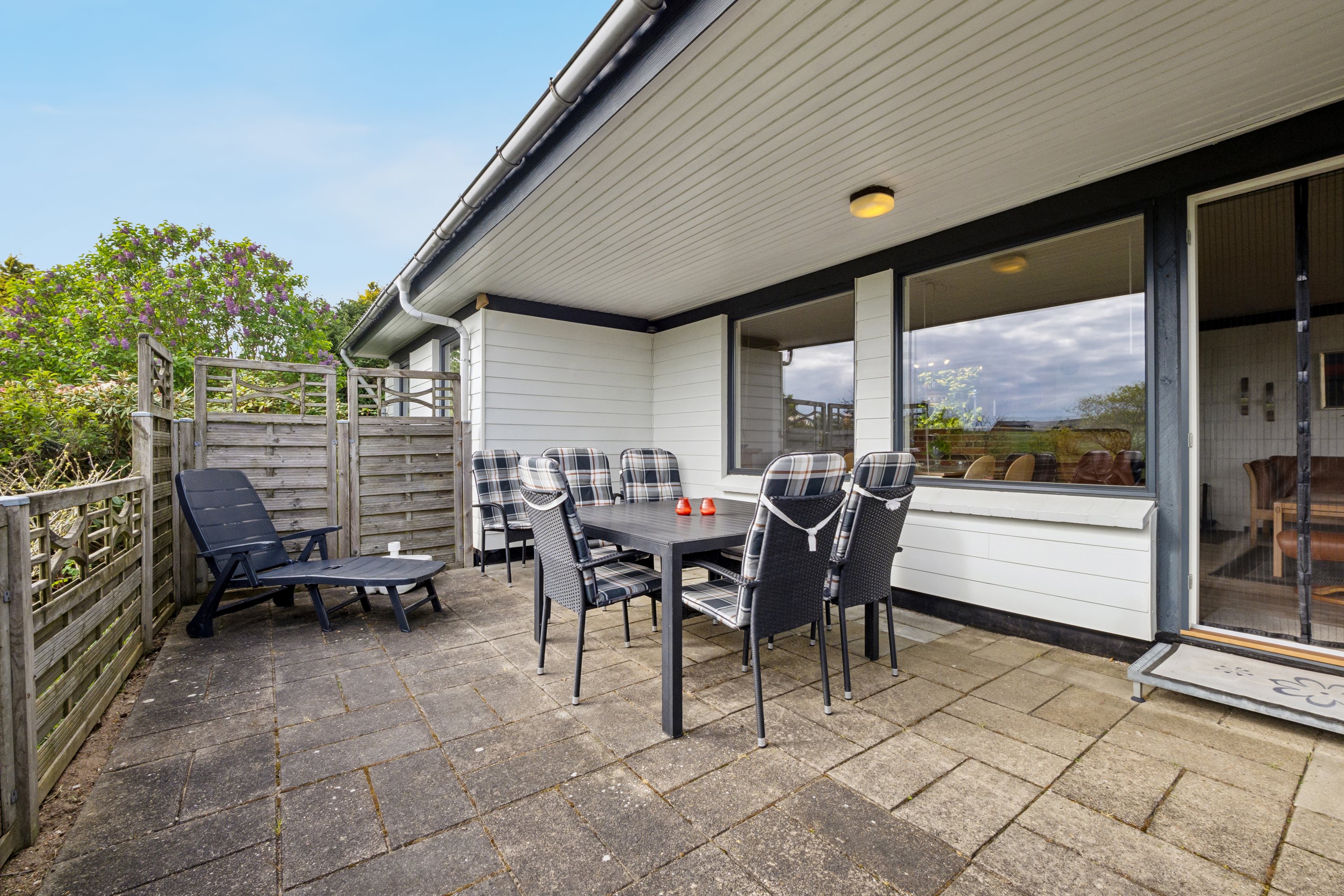 Fremhævet terrasse billede i fuldskærmstilstand. Billede af Markvej 15, Eskov, 7870 Roslev