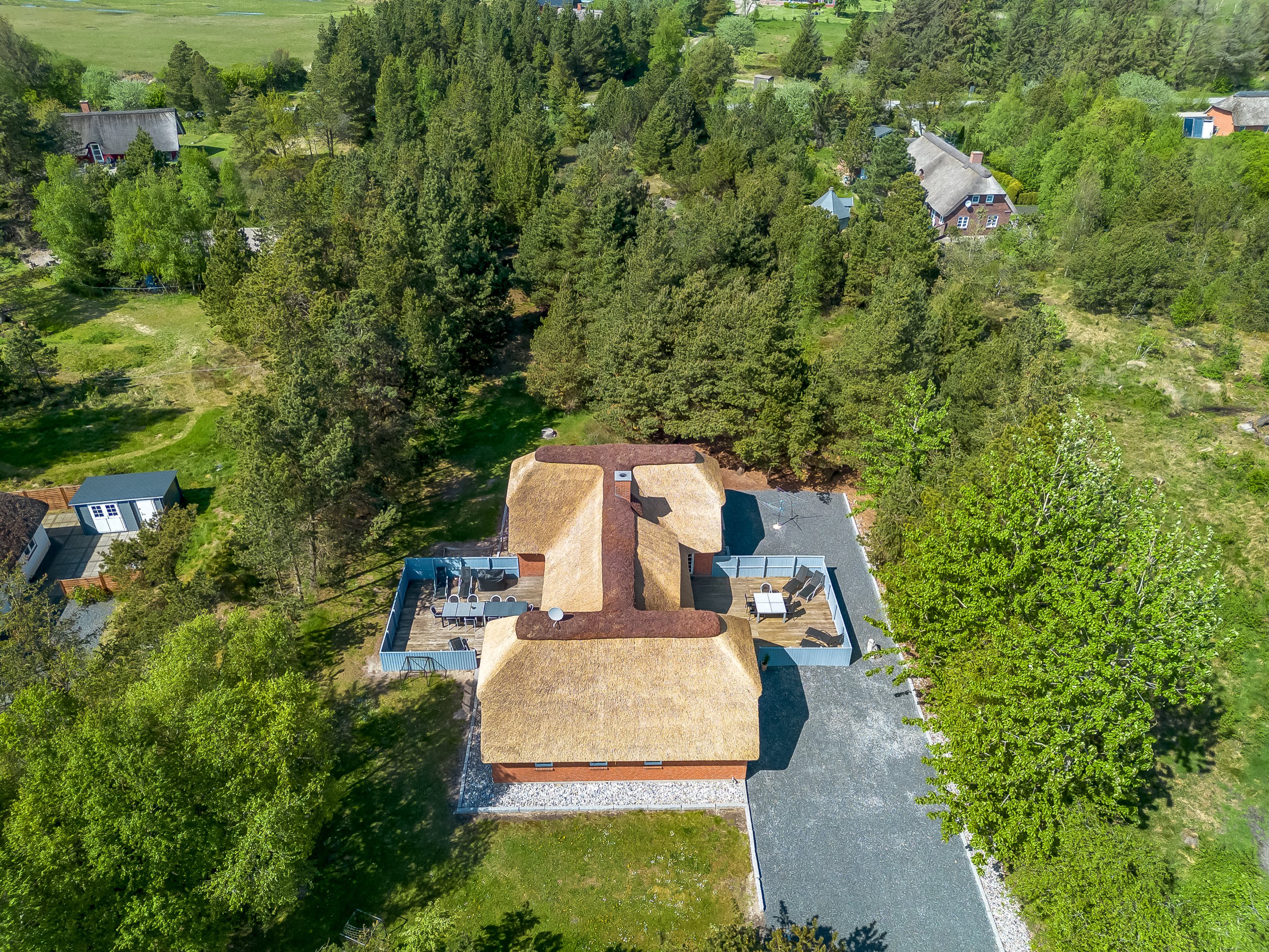 Fremhævet luftfoto billede i fuldskærmstilstand. Billede af Kap Farvel 11, Tvismark, 6792 Rømø