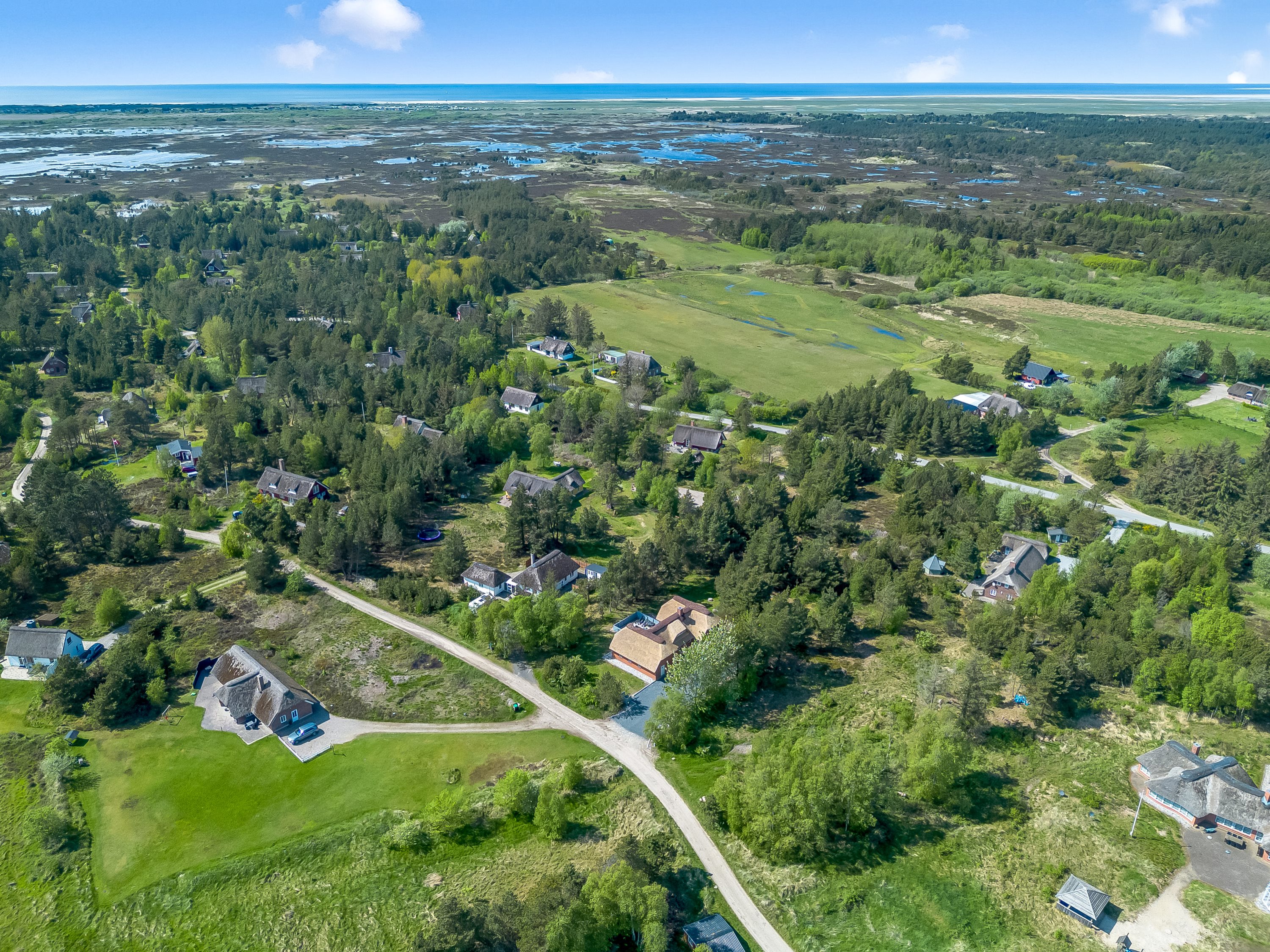 Fremhævet luftfoto billede i fuldskærmstilstand. Billede af Kap Farvel 11, Tvismark, 6792 Rømø