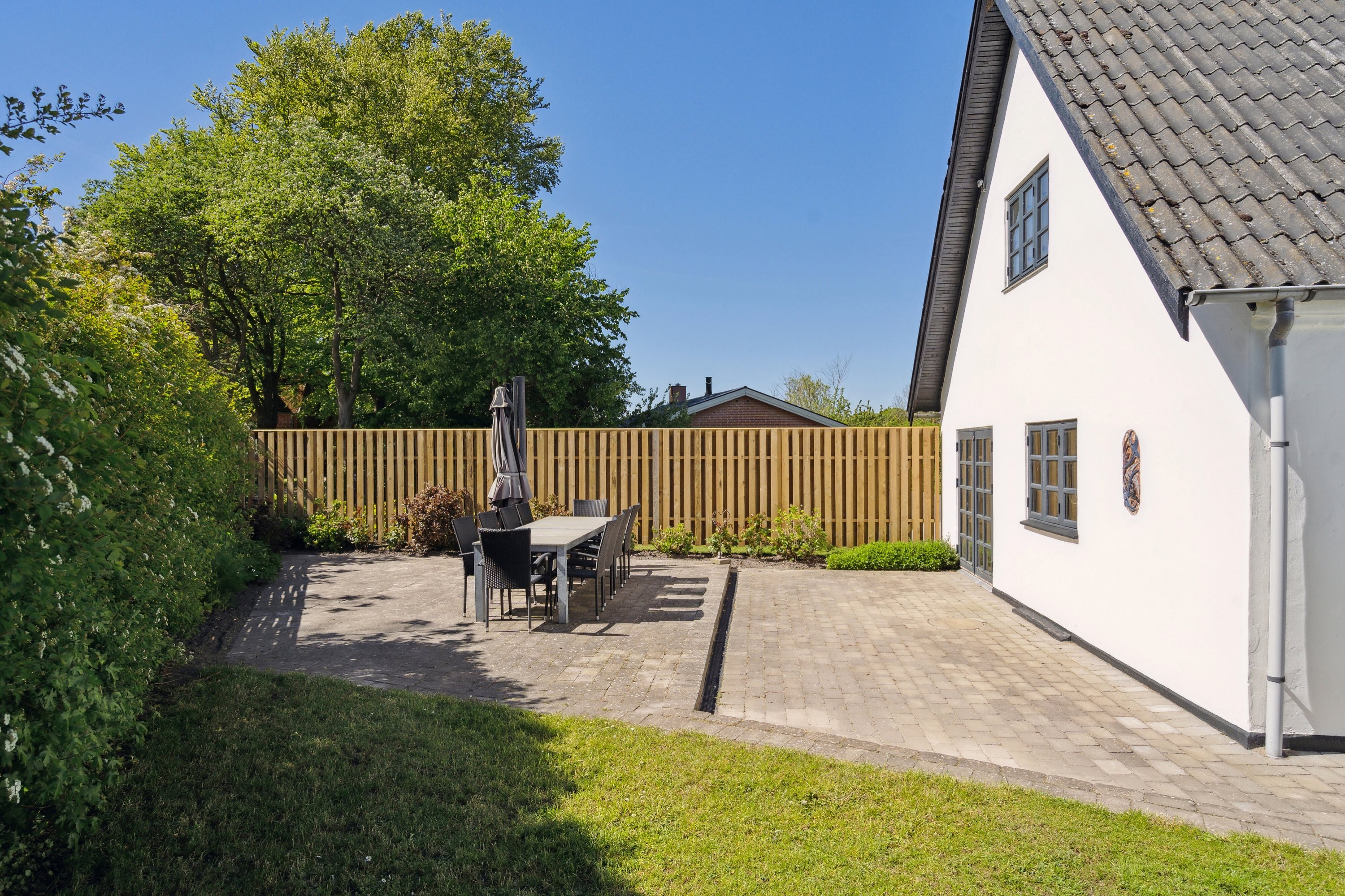 Fremhævet terrasse billede i fuldskærmstilstand. Billede af Gerskov Bygade 19, Gerskov, 5450 Otterup