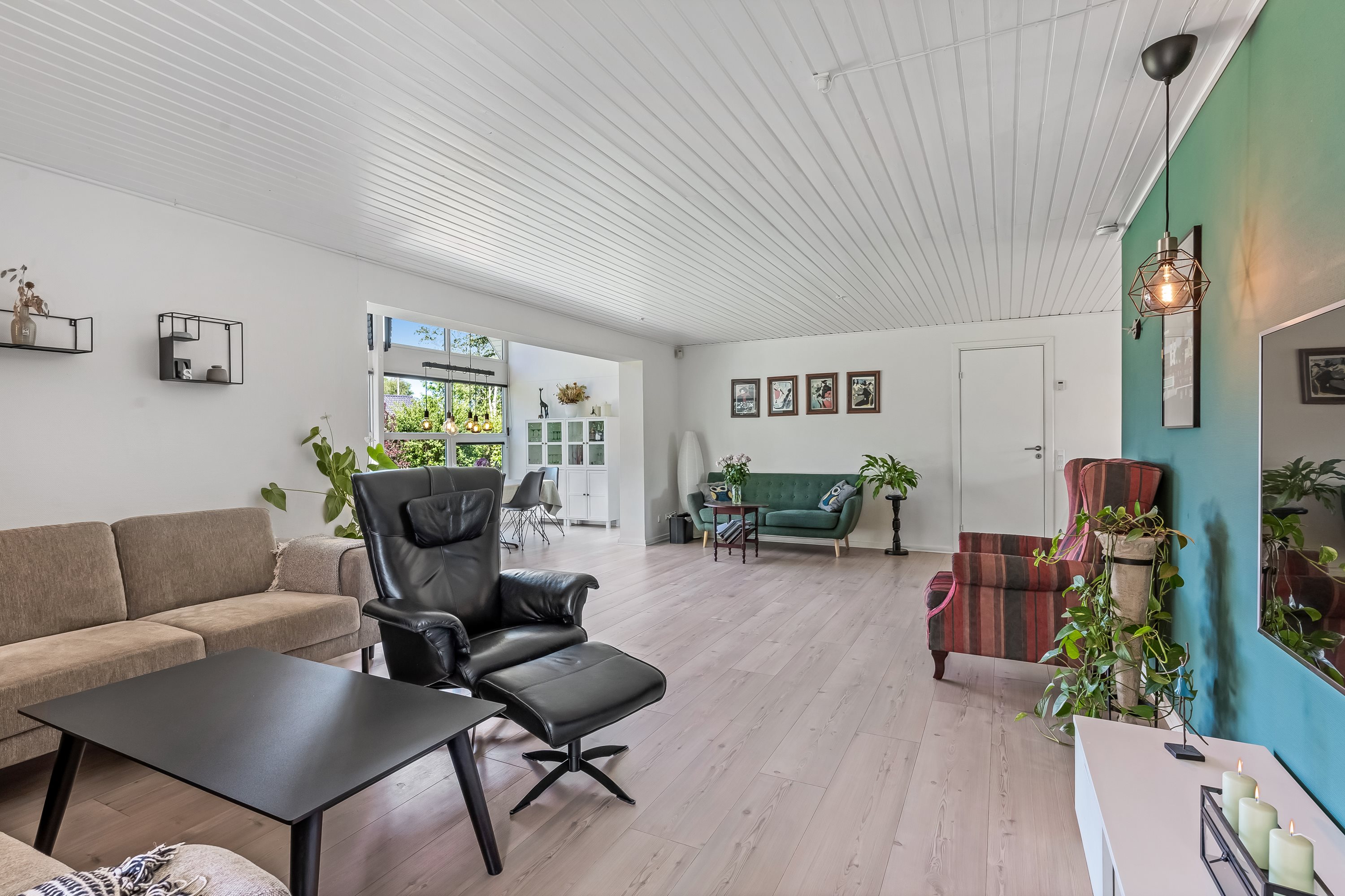 Fremhævet stue billede i fuldskærmstilstand. Billede af Kobberupvej 21, Mejrup, 7500 Holstebro