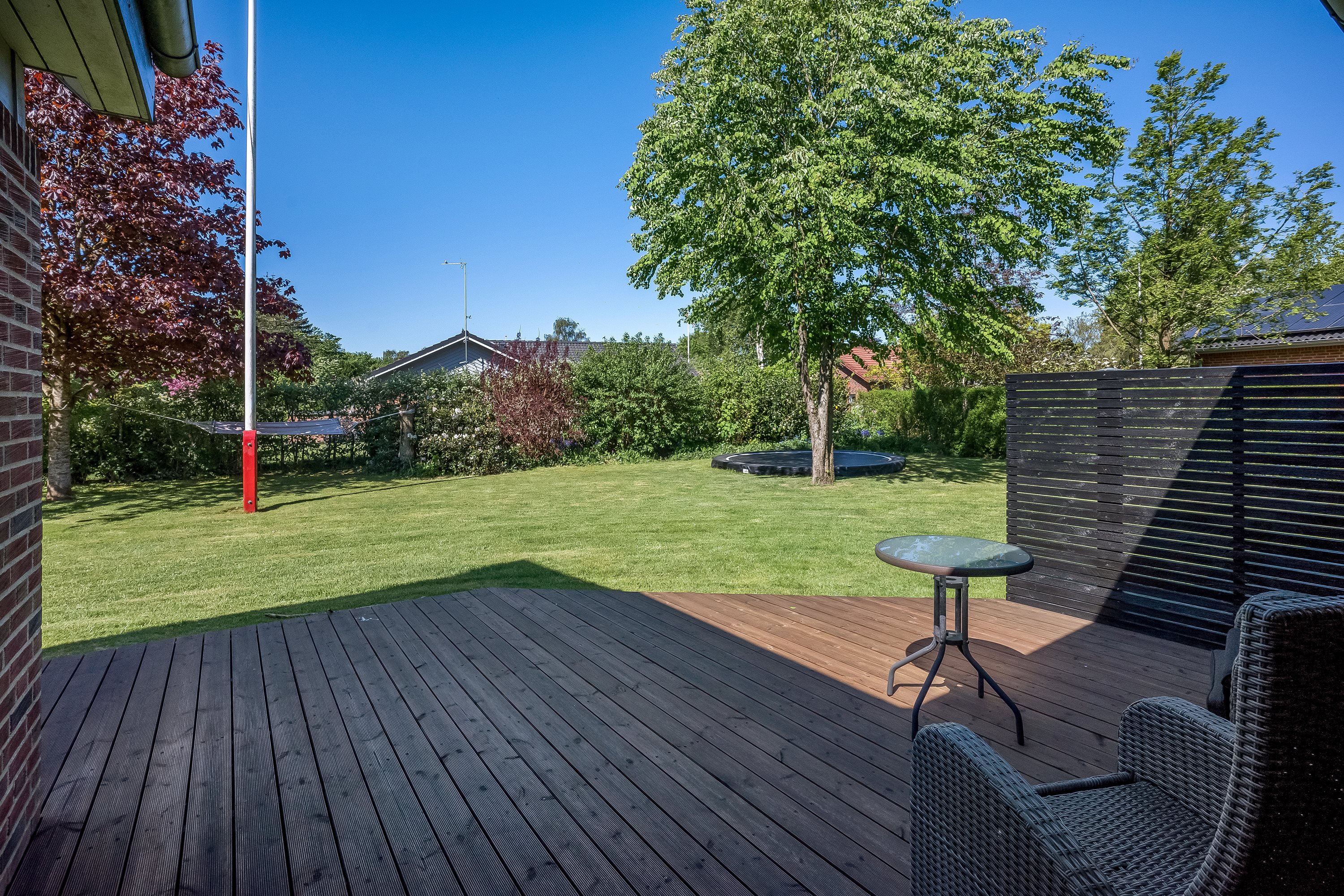 Fremhævet terrasse billede i fuldskærmstilstand. Billede af Kobberupvej 21, Mejrup, 7500 Holstebro