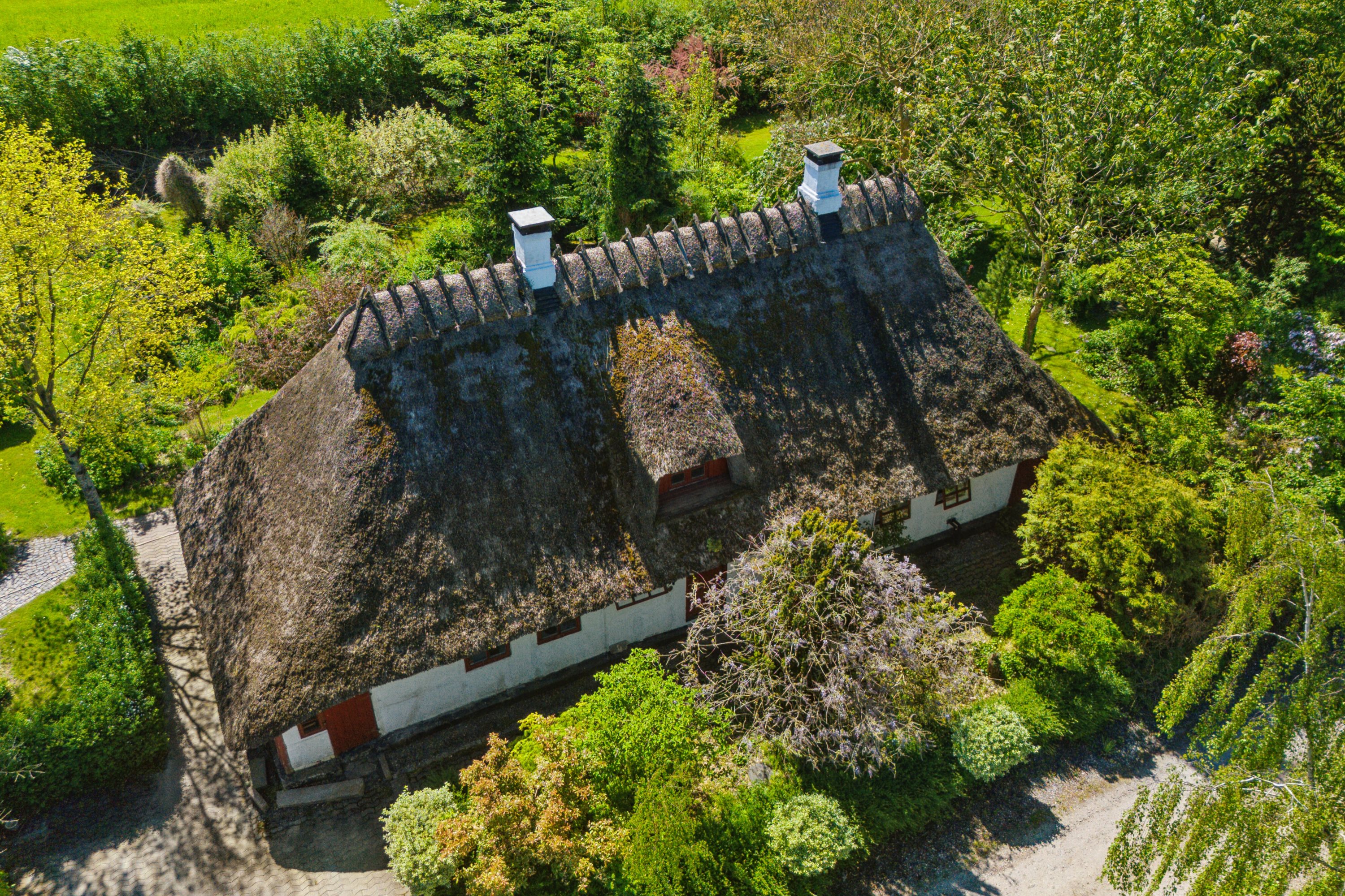 Fremhævet luftfoto billede i fuldskærmstilstand. Billede af Selleshøjvænget 6, Højby, 5260 Odense S