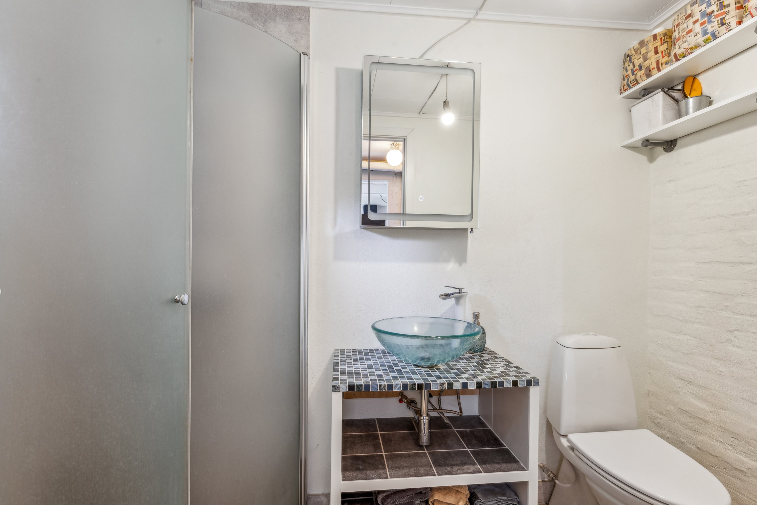 Fremhævet badeværelse billede i fuldskærmstilstand. Billede af Brandholmvej 18, Ståby, 5672 Broby