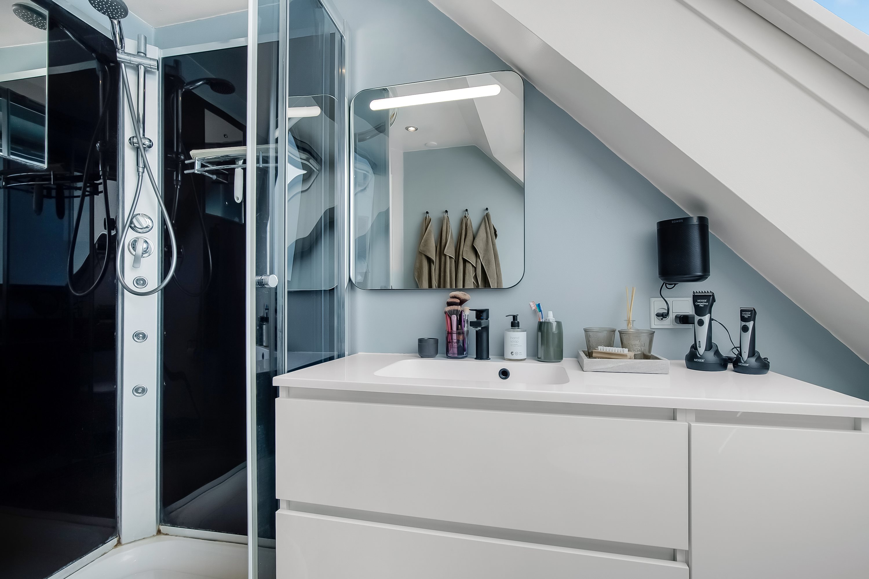 Fremhævet badeværelse billede i fuldskærmstilstand. Billede af Grejsdalsvej 72, 1., Grejsdalen, 7100 Vejle