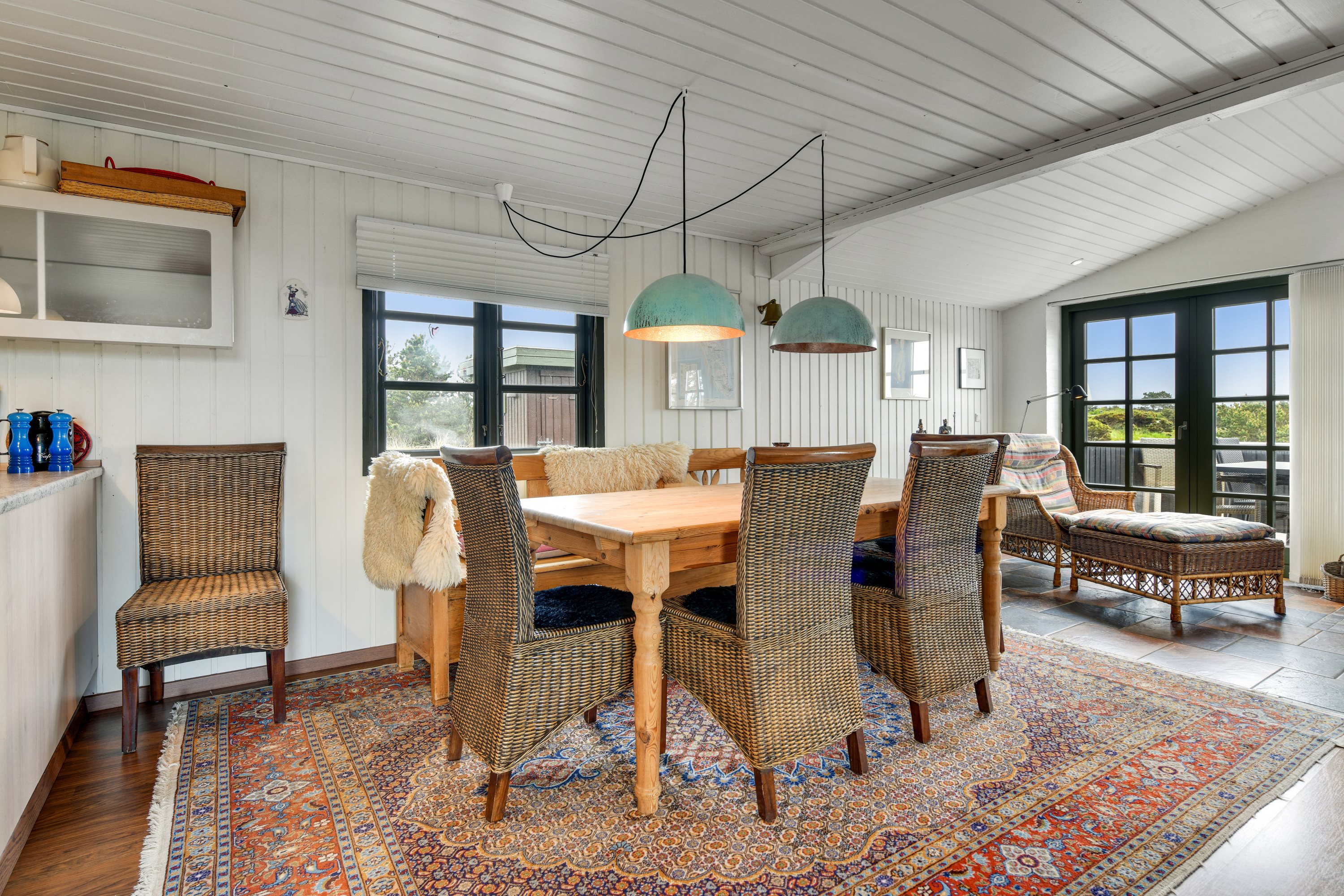 Fremhævet stue billede i fuldskærmstilstand. Billede af Skræddermarken 3, Sønderho, 6720 Fanø