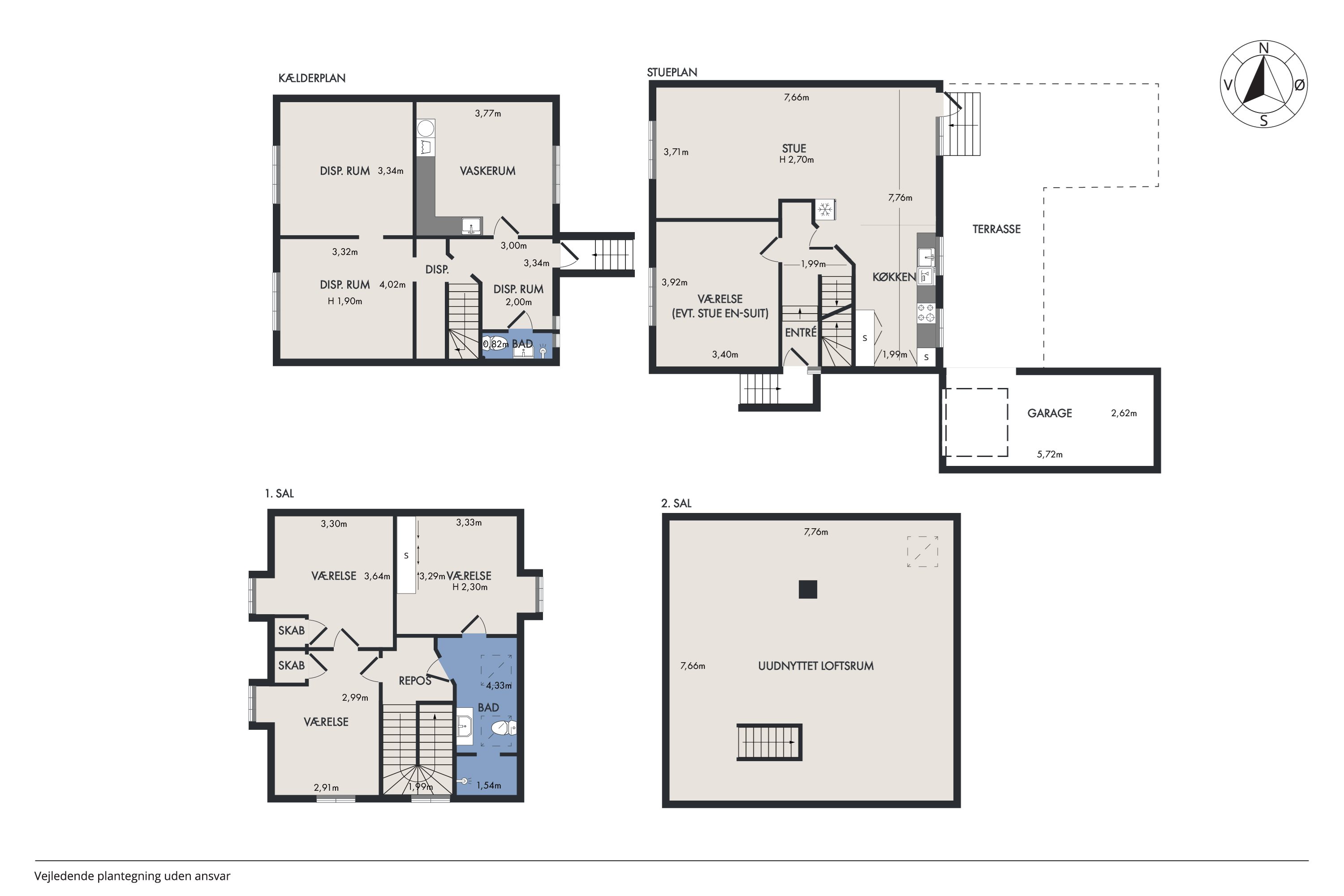 Plantegninger billede af Fredericiagade 41, 8700 Horsens