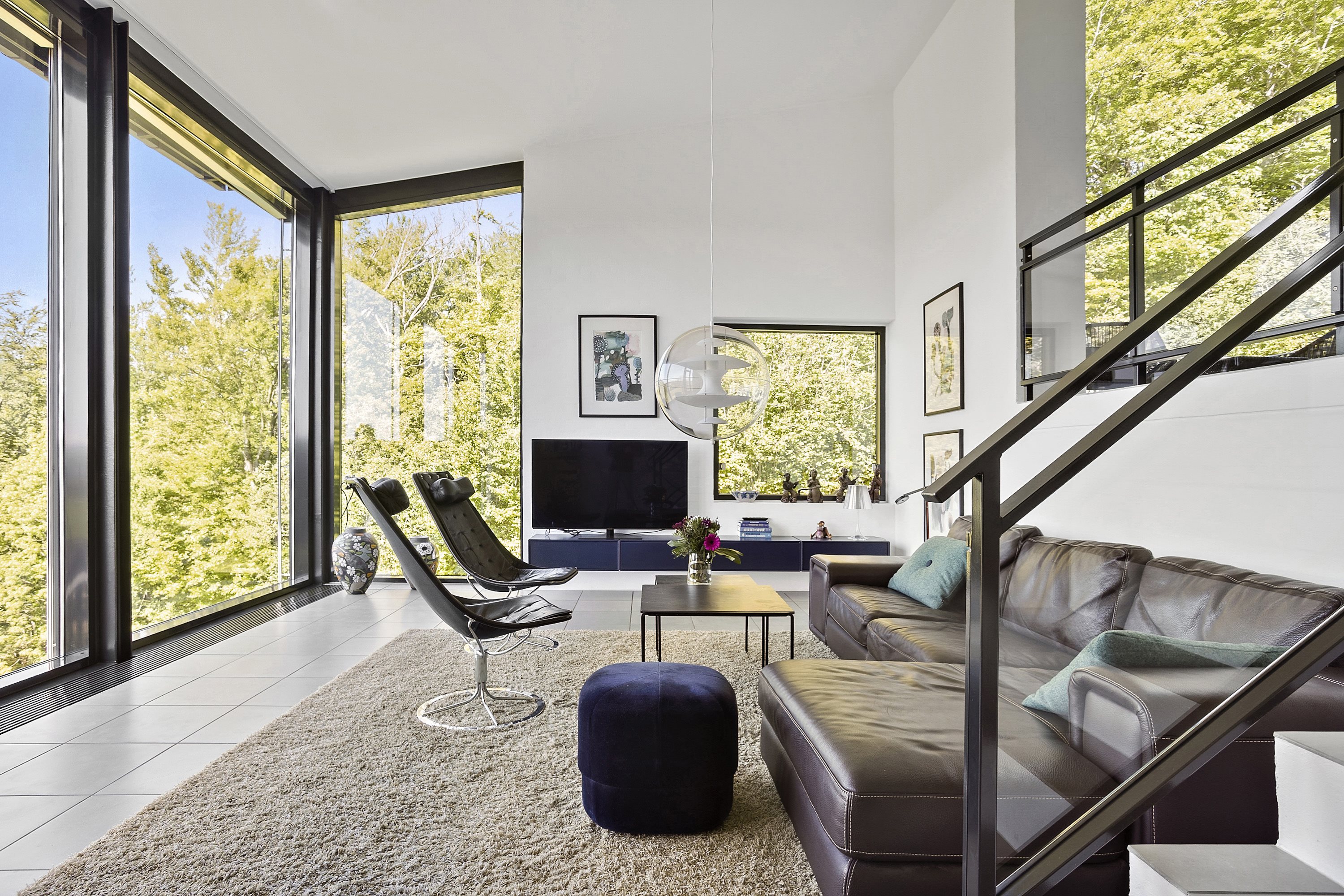 Fremhævet stue billede i fuldskærmstilstand. Billede af Dambjerg 23, 6200 Aabenraa