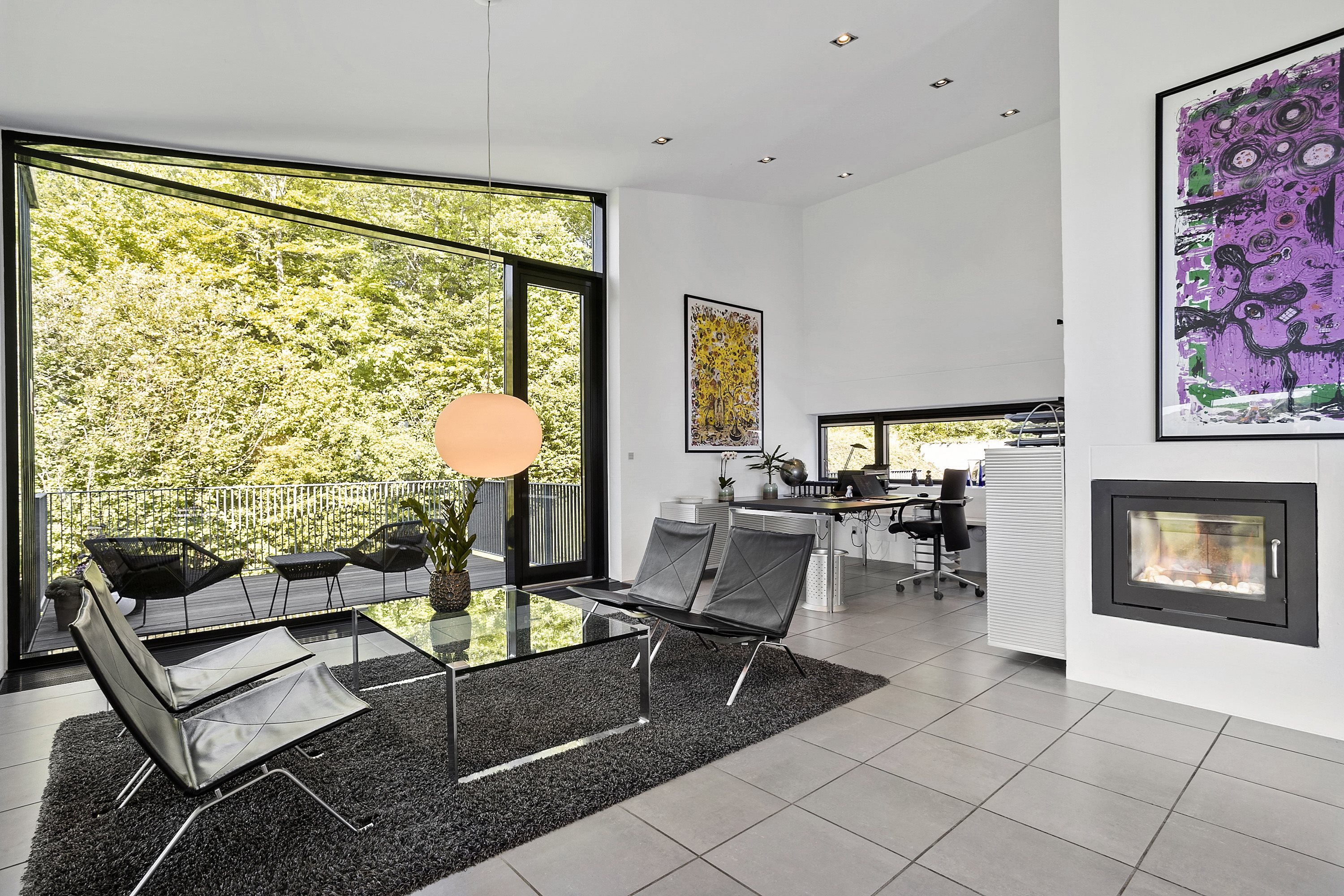 Fremhævet stue billede i fuldskærmstilstand. Billede af Dambjerg 23, 6200 Aabenraa