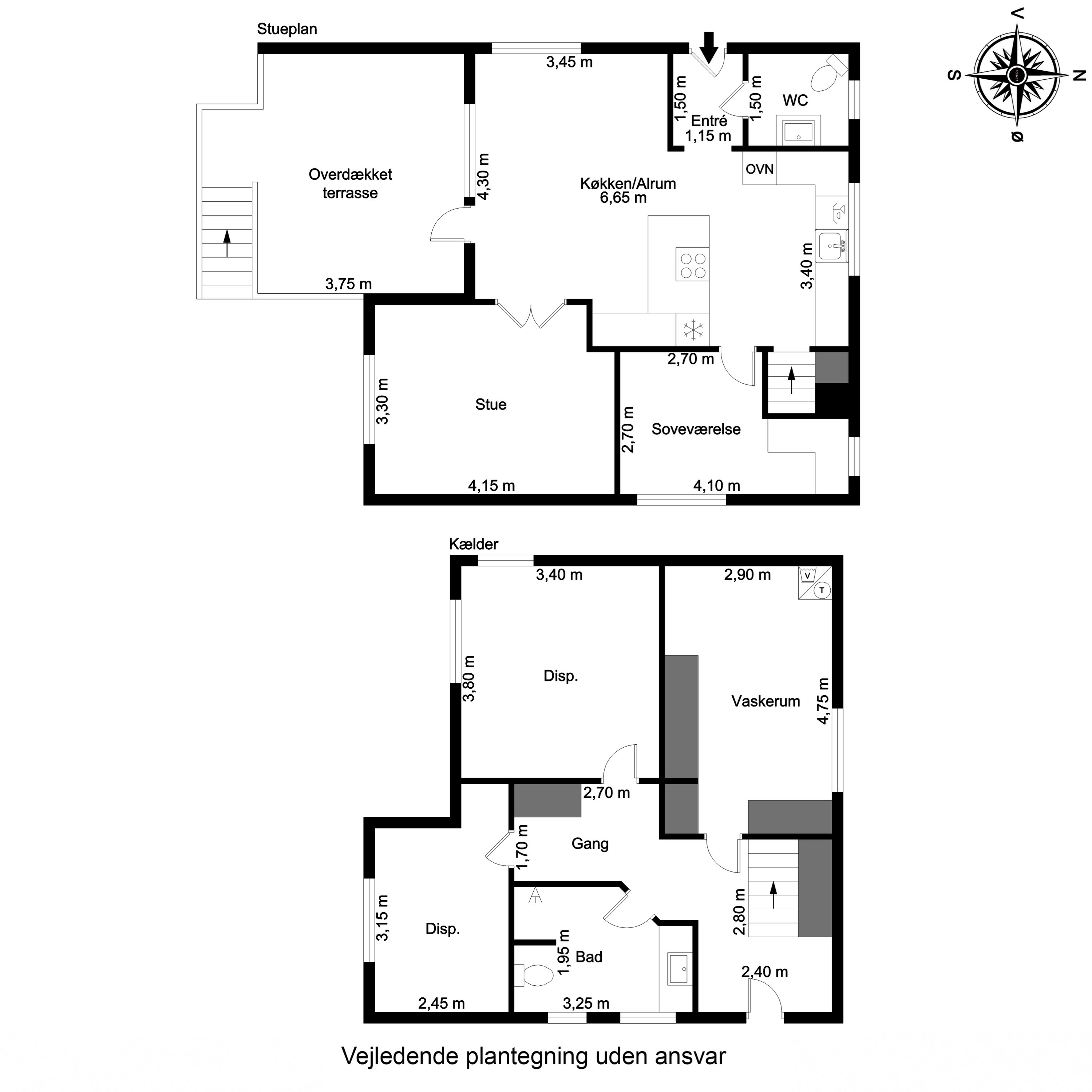 Plantegninger billede af Nordre Strandvej 23, 6731 Tjæreborg