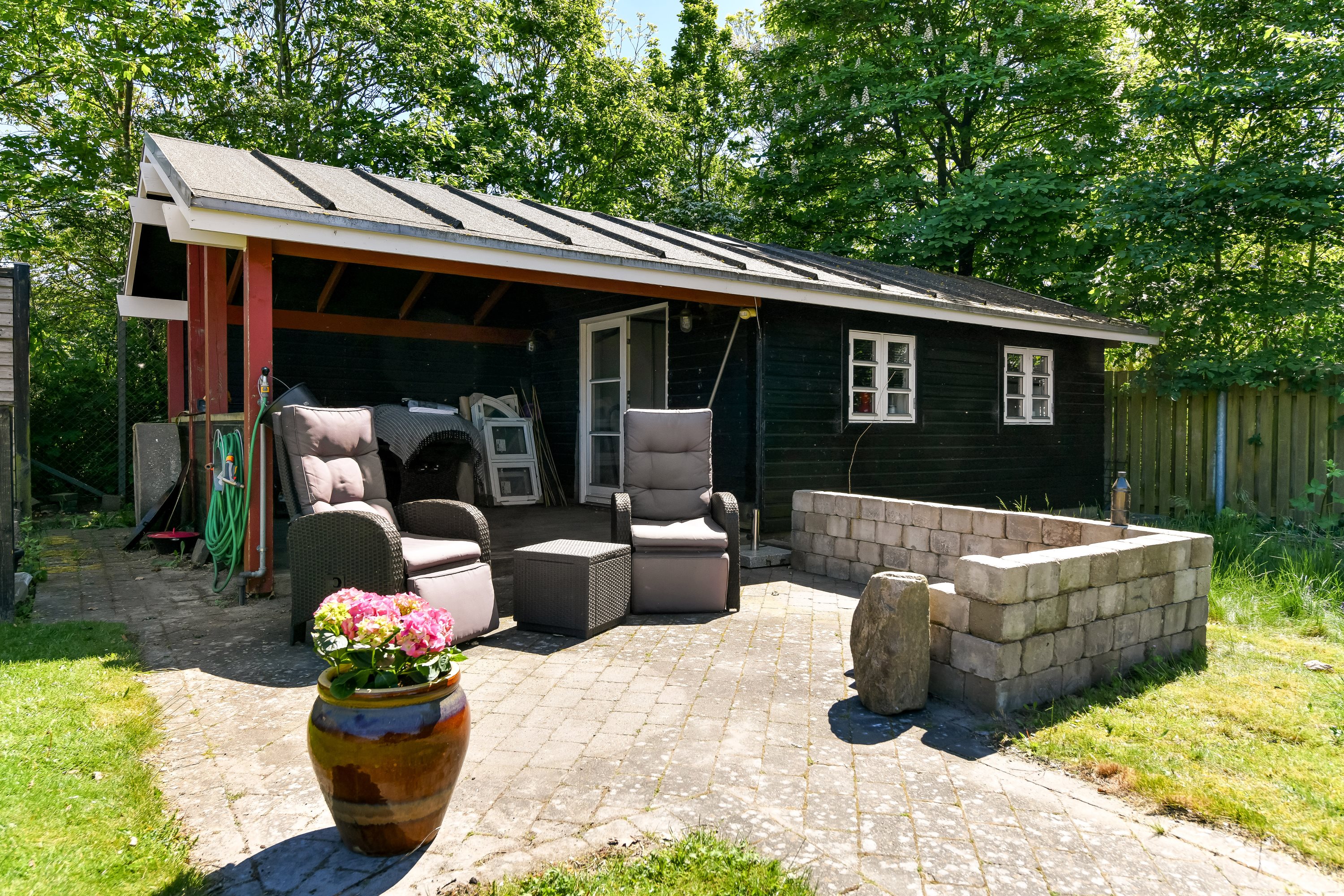 Fremhævet terrasse billede i fuldskærmstilstand. Billede af Nordre Strandvej 23, 6731 Tjæreborg