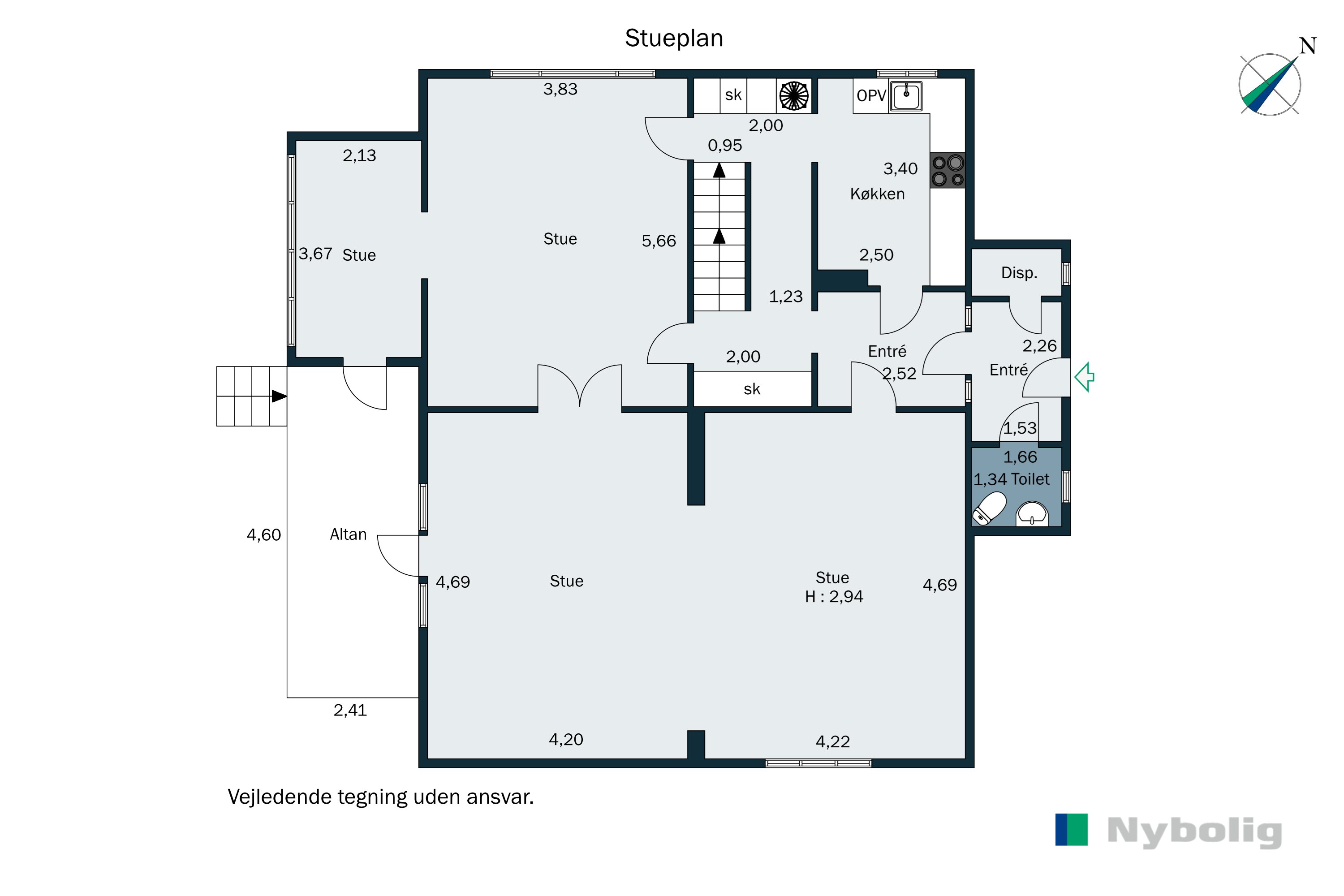 Plantegninger billede af Dronninggårds Alle 11, 2840 Holte
