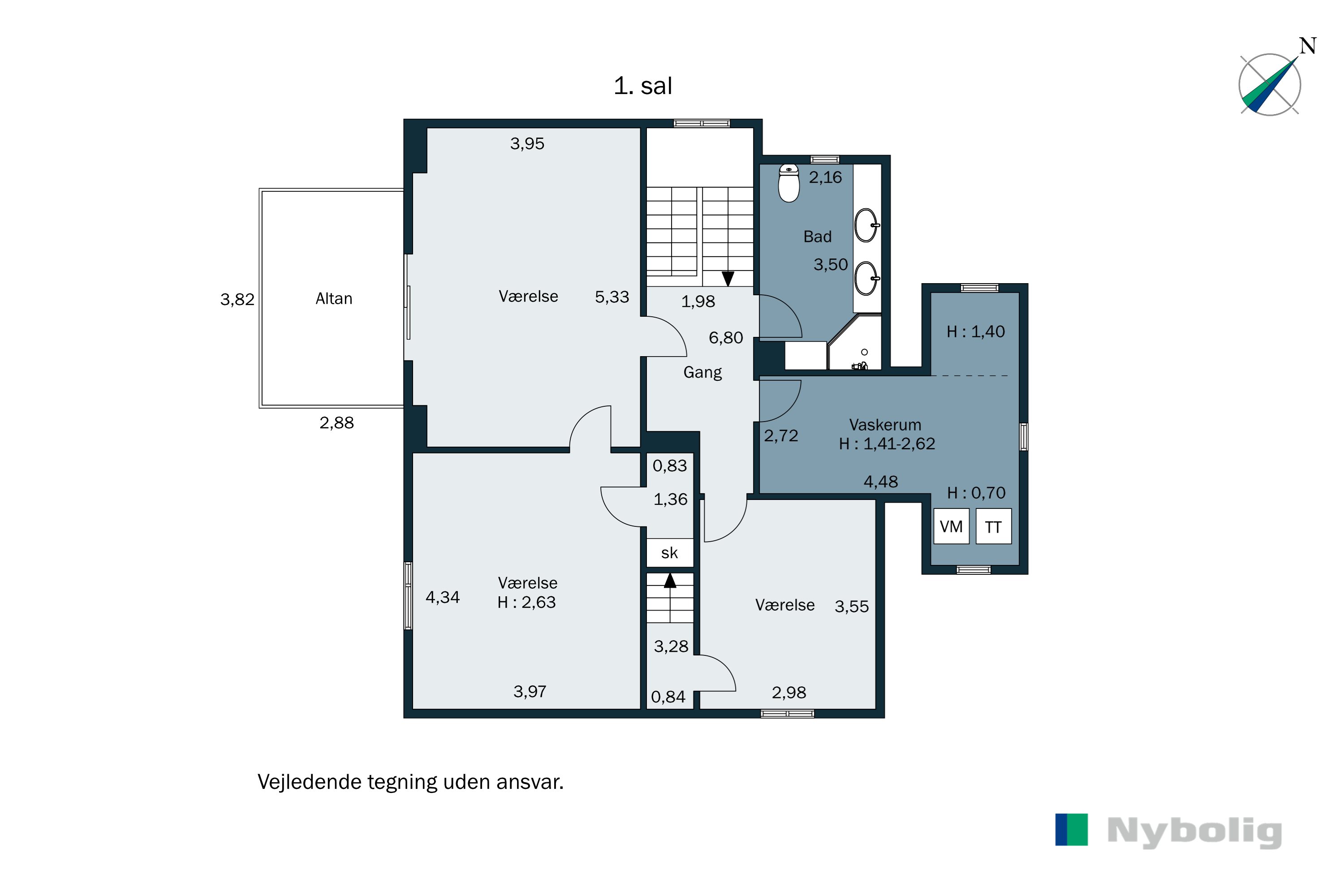 Plantegninger billede af Dronninggårds Alle 11, 2840 Holte