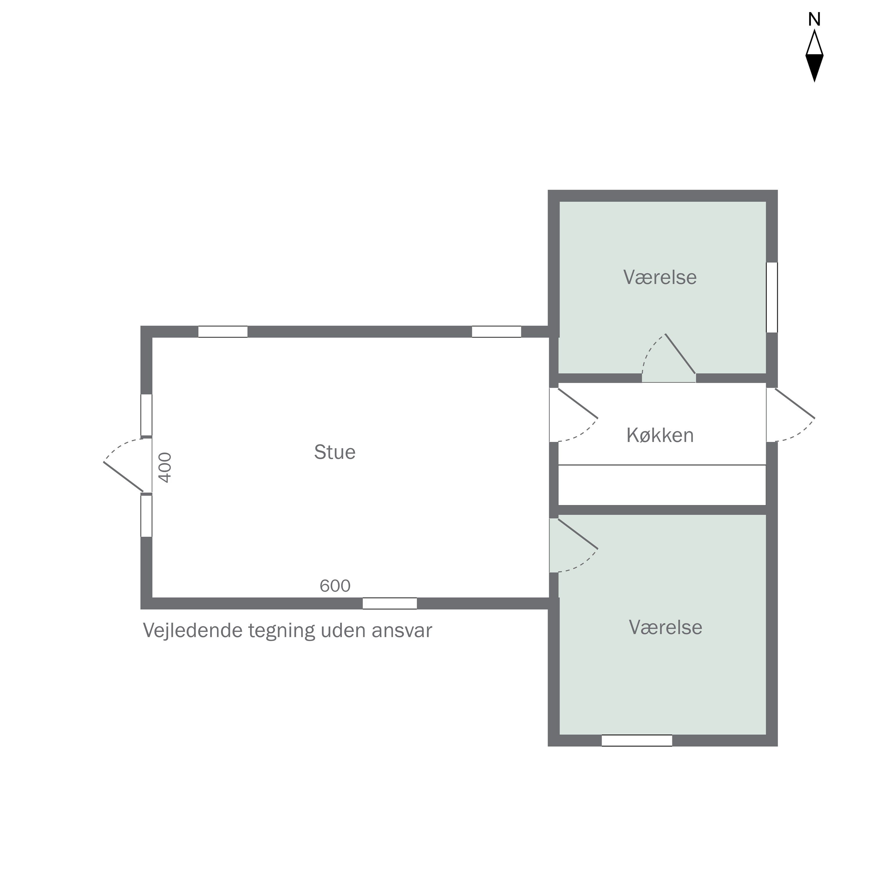 Plantegninger billede af Tagetesvej 12, 2610 Rødovre