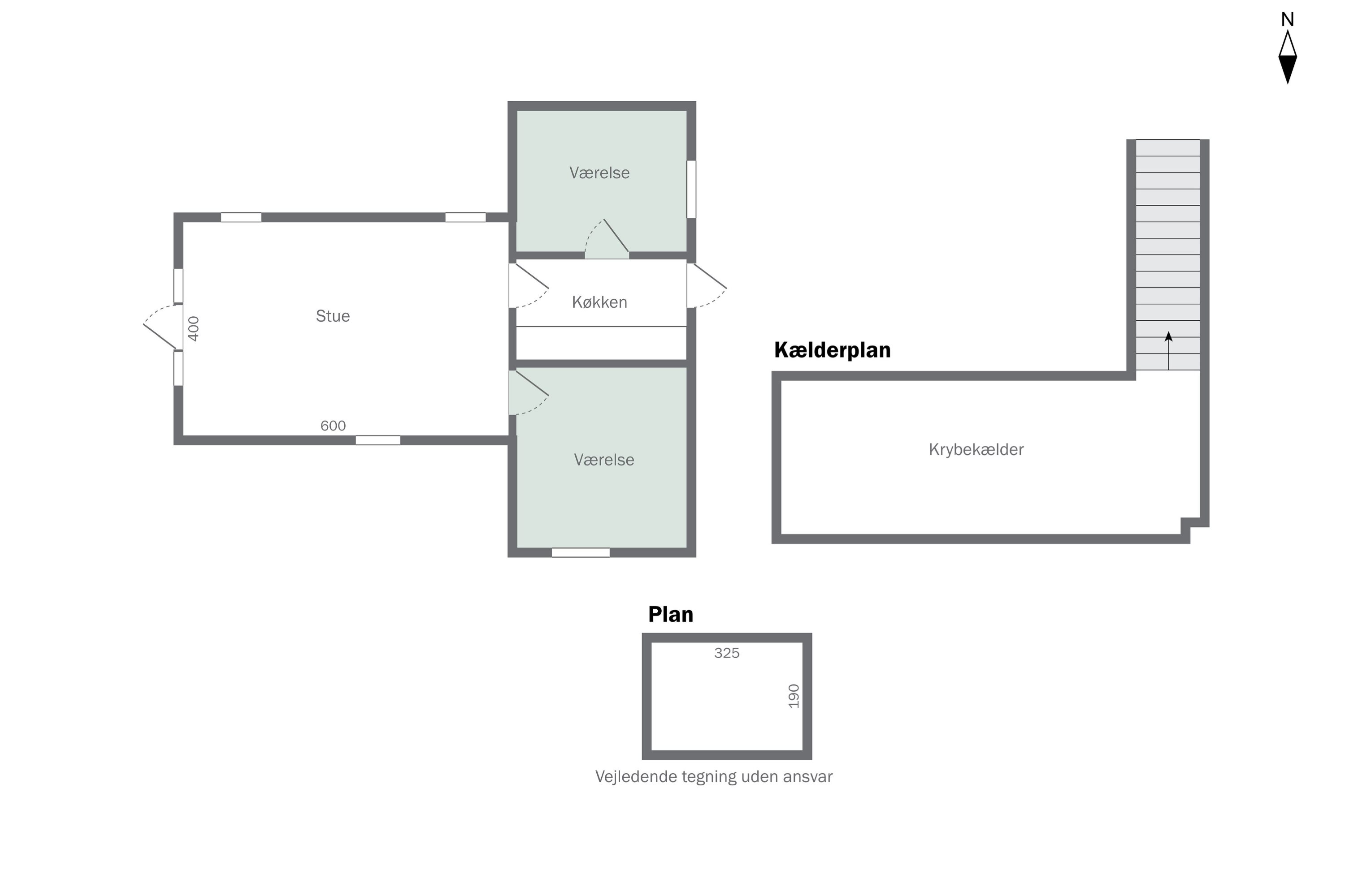 Plantegninger billede af Tagetesvej 12, 2610 Rødovre