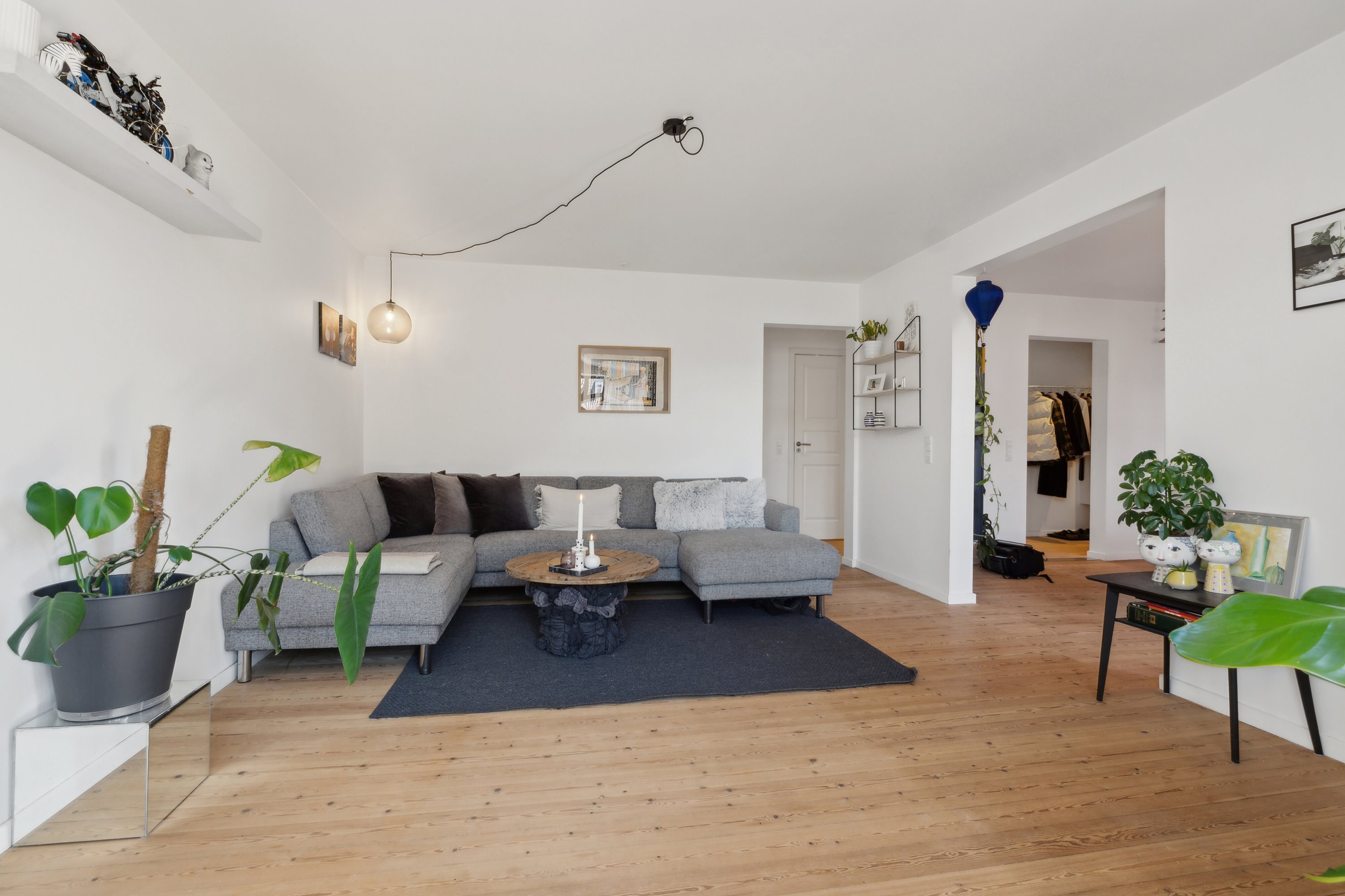 Fremhævet stue billede i fuldskærmstilstand. Billede af Frederik 3.s Vej 17, 1. tv., 7000 Fredericia