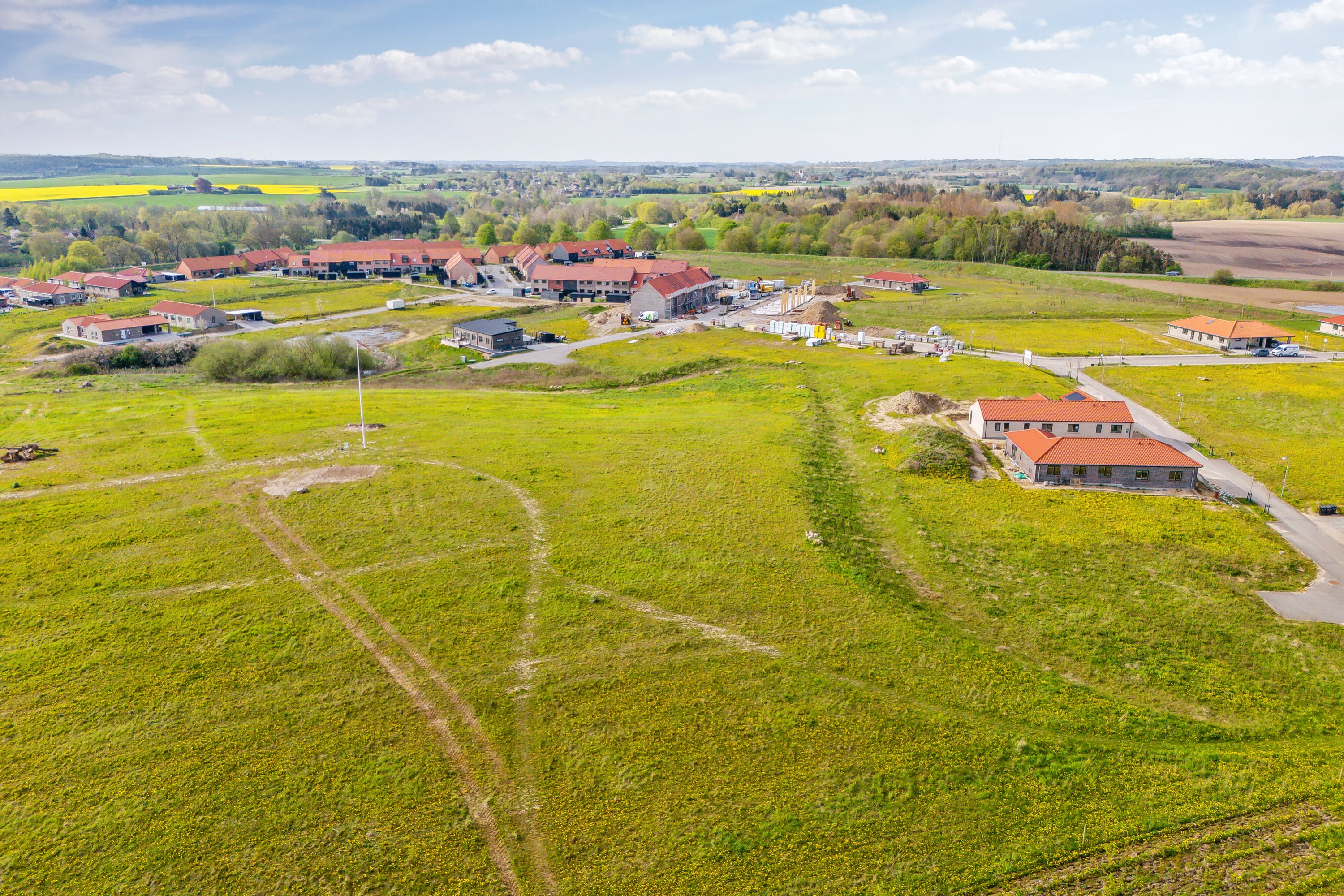 Fremhævet luftfoto billede i fuldskærmstilstand. Billede af Klostervænget 3, 4720 Præstø