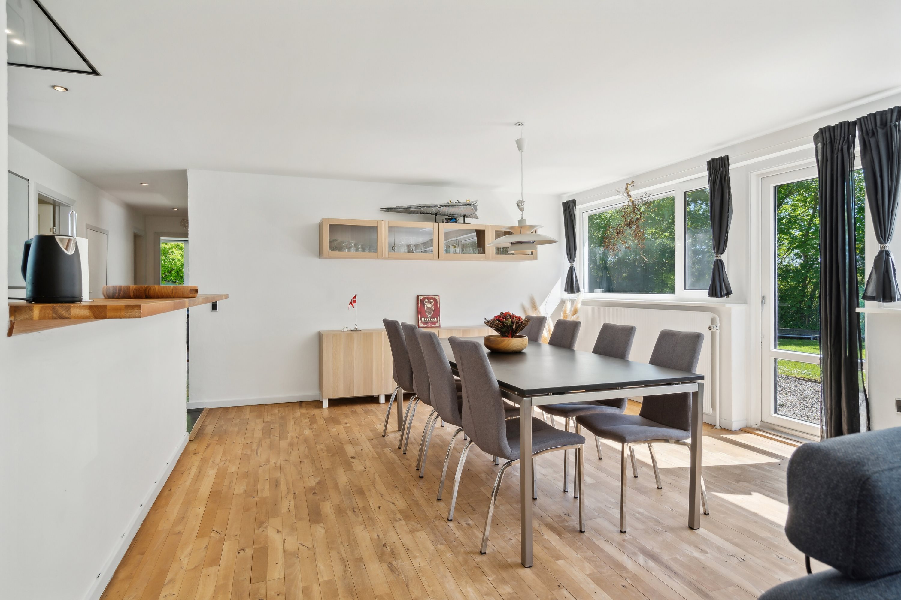 Fremhævet spisestue billede i fuldskærmstilstand. Billede af Vejruphuse 6, Gamby, 5471 Søndersø