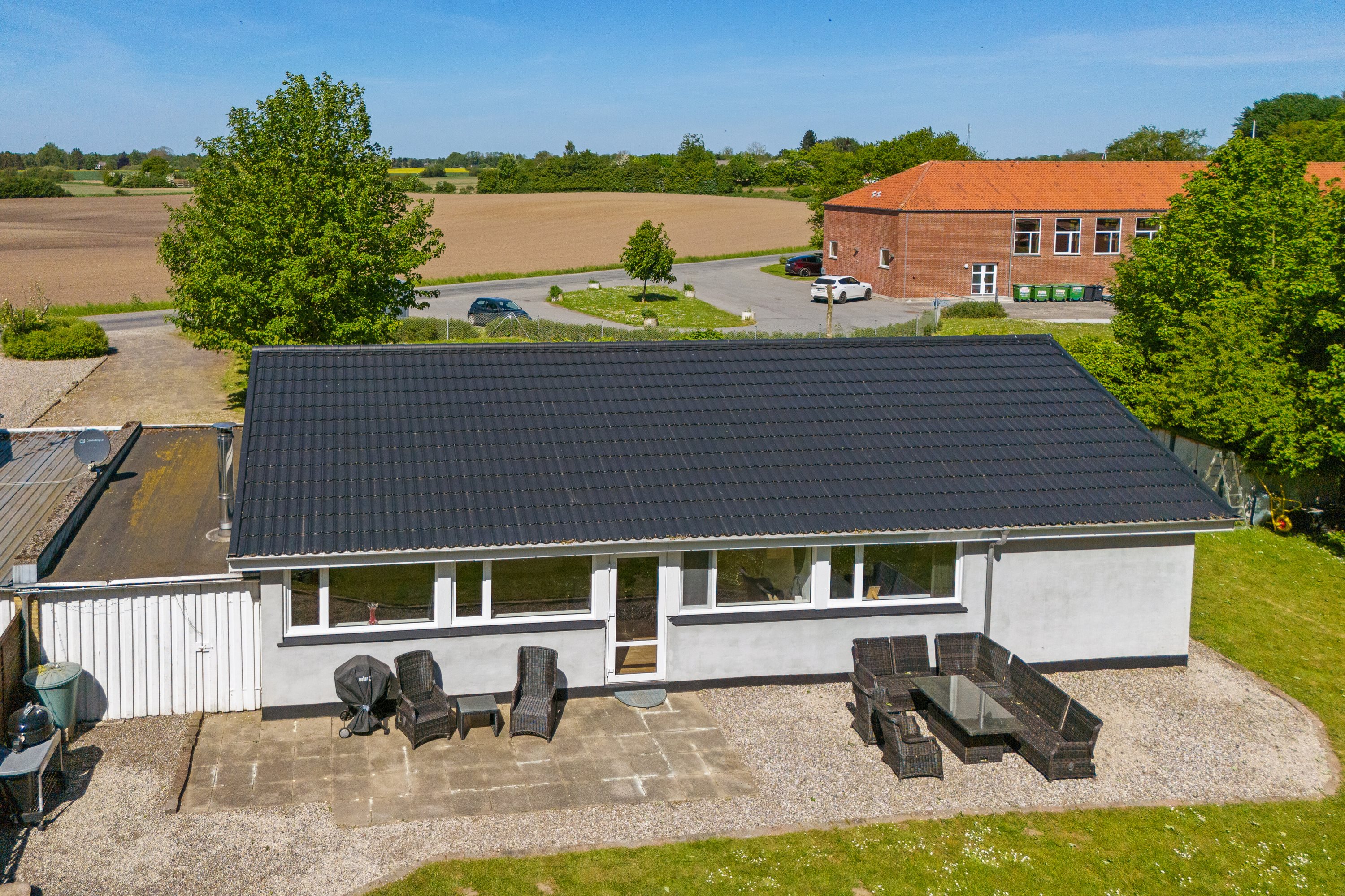 Fremhævet set fra vejen billede i fuldskærmstilstand. Billede af Vejruphuse 6, Gamby, 5471 Søndersø