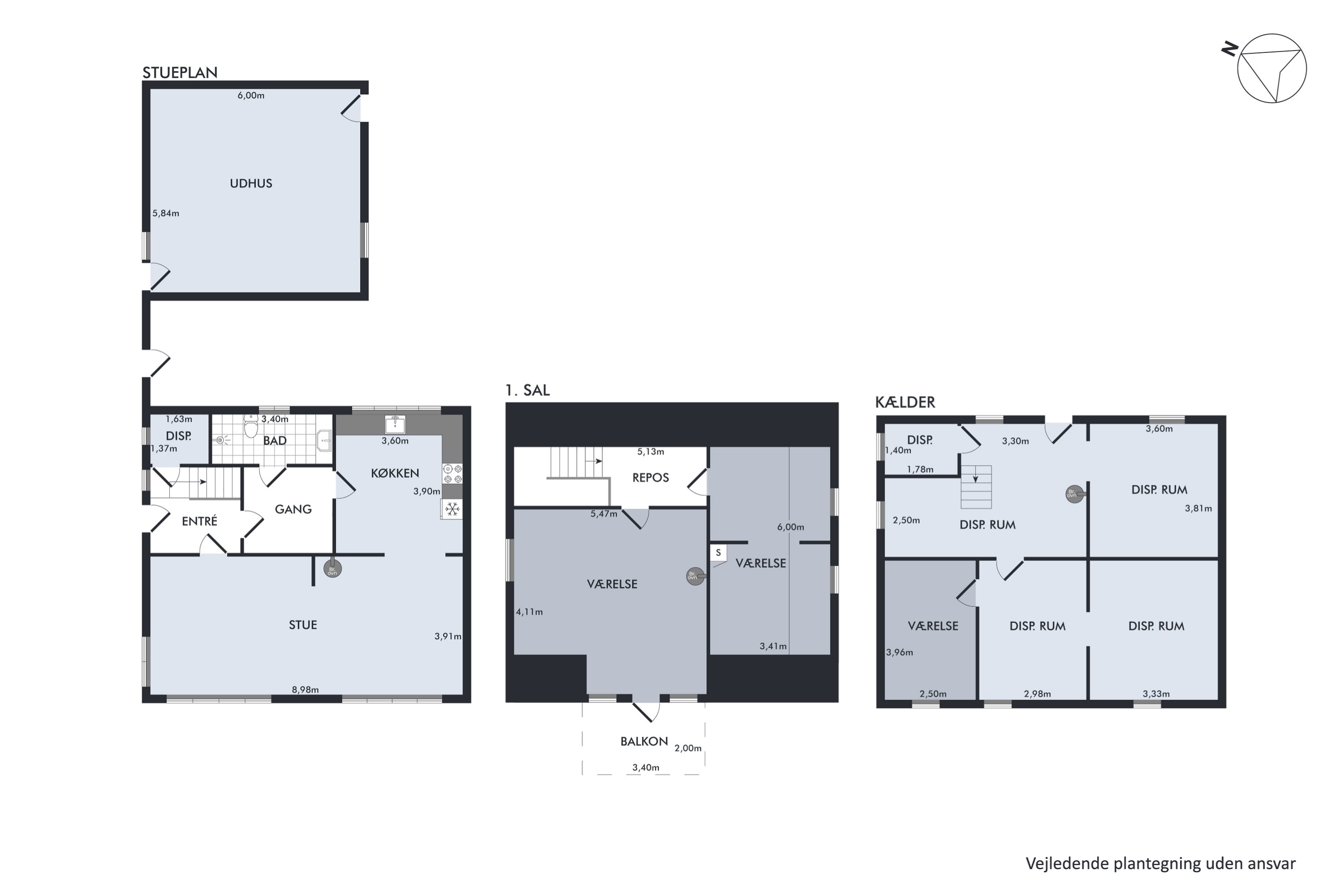 Plantegninger billede af Krobakken 7, 9460 Brovst