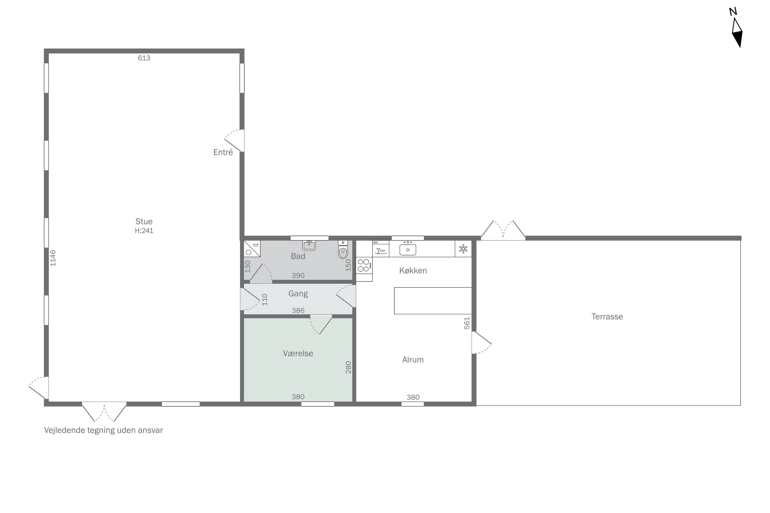 Plantegninger billede af Østrupvej 103, Østrup, 3670 Veksø Sjælland