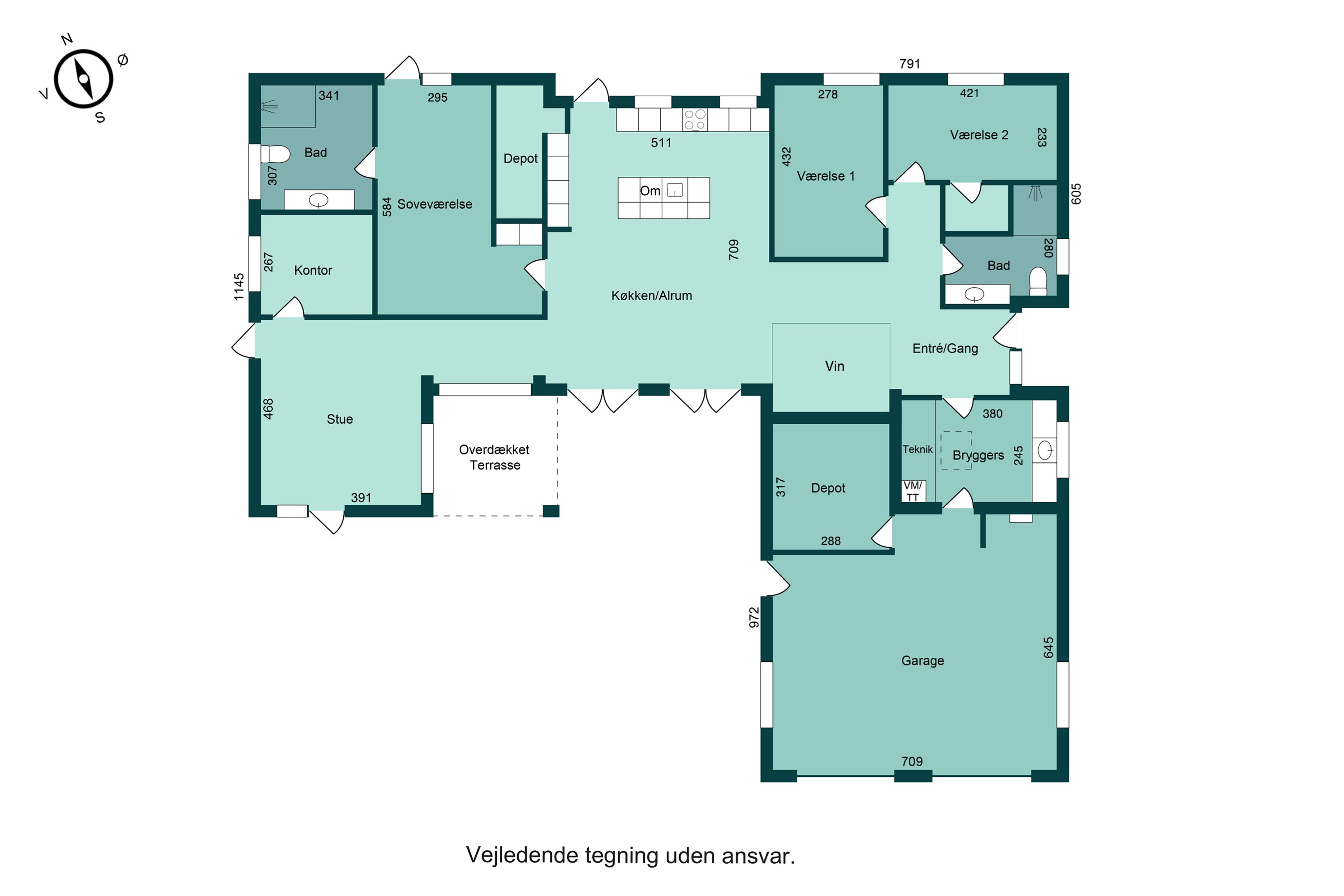 Plantegninger billede af Skovkanten 47, 8700 Horsens