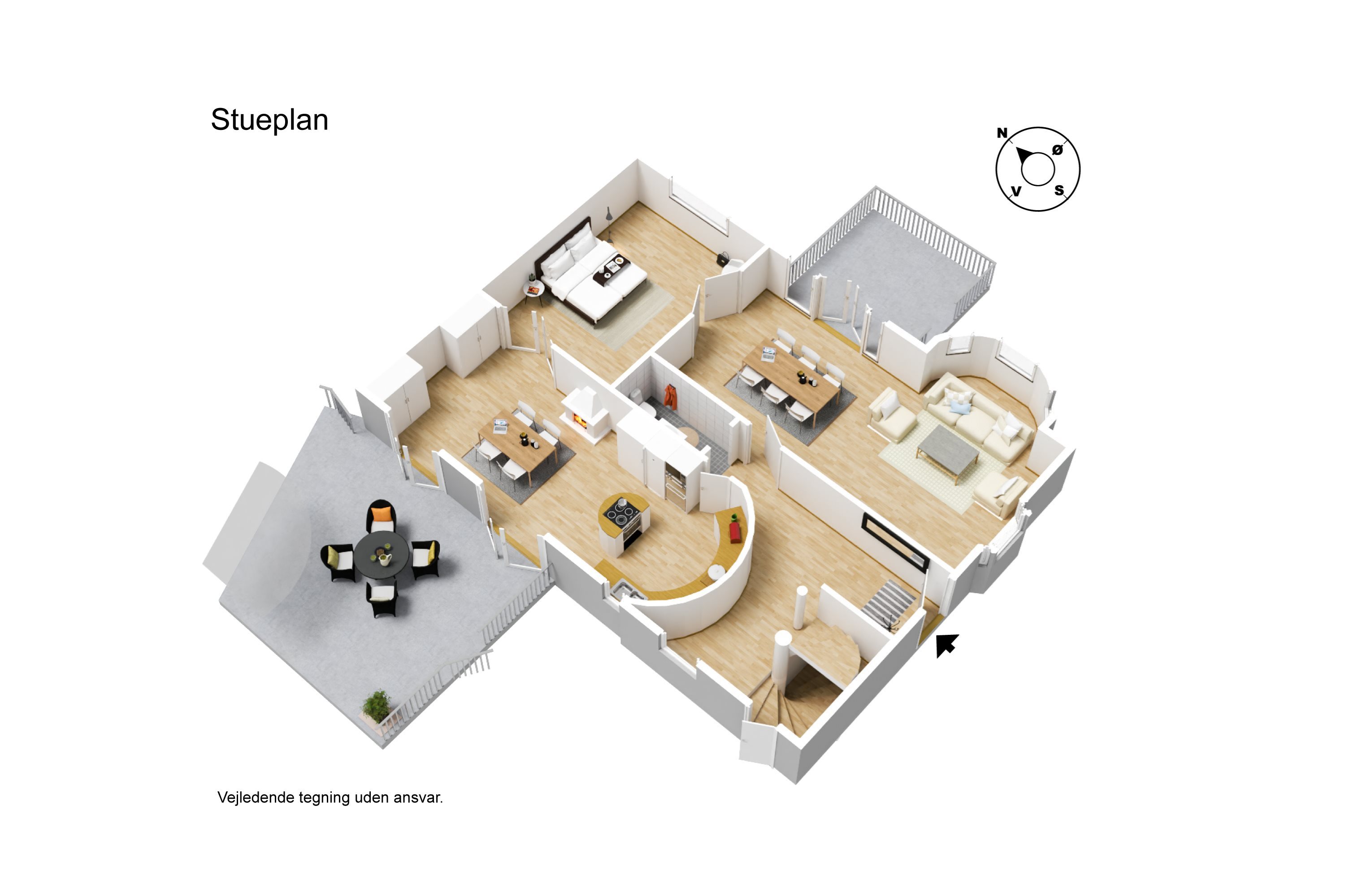 Plantegninger billede af Grænsevej 3, Hasseris, 9000 Aalborg