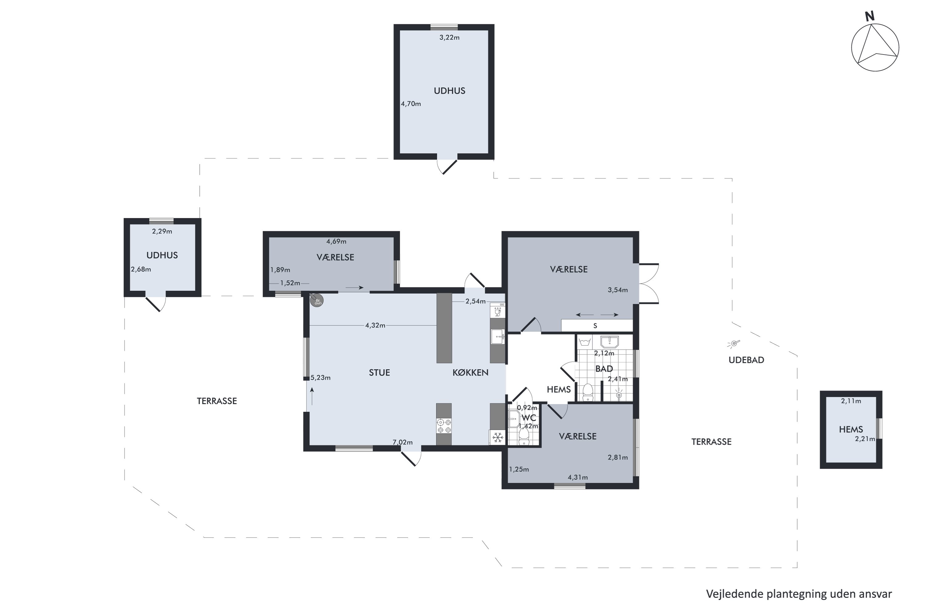 Plantegninger billede af Kistehøjvej 11, 8592 Anholt