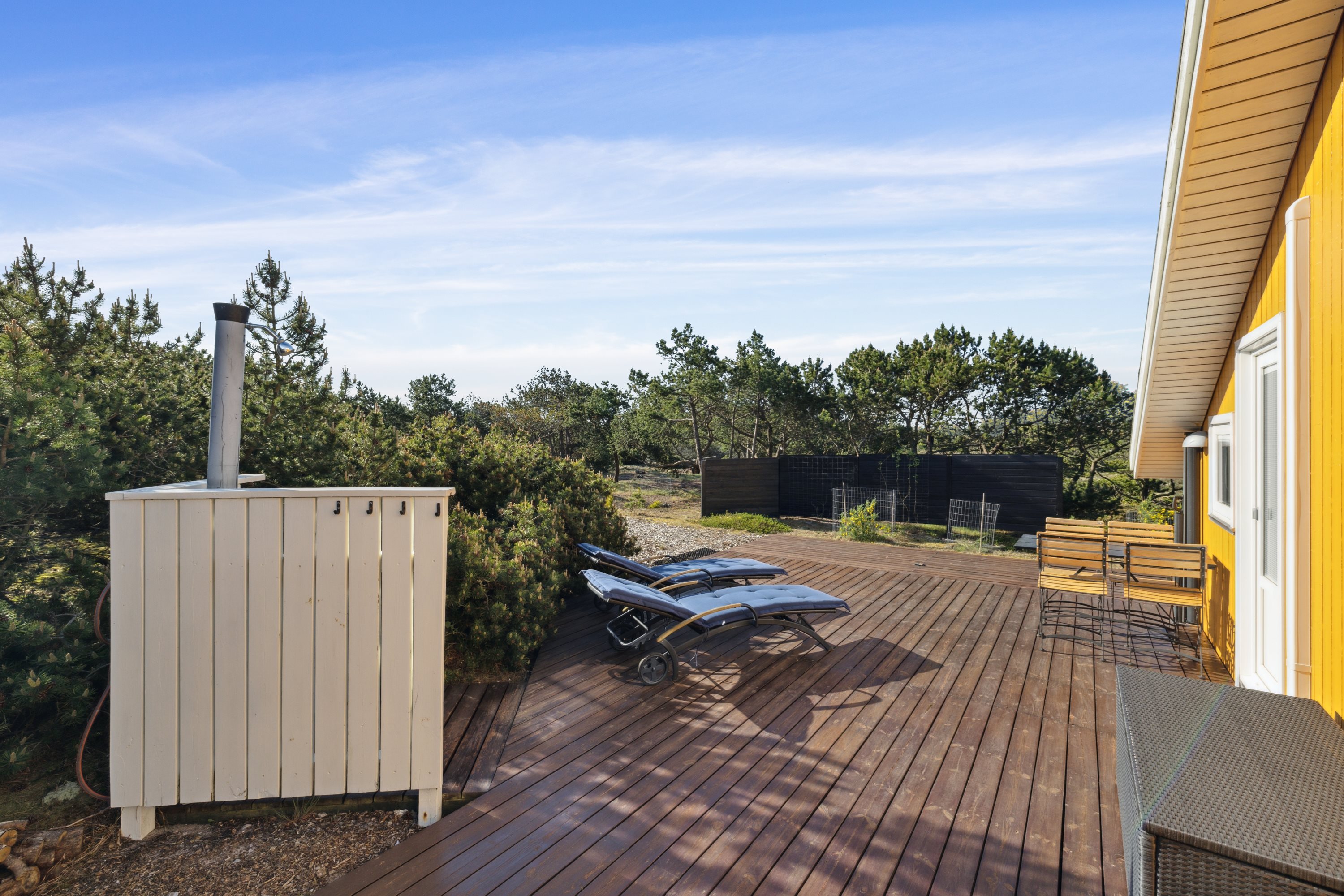 Fremhævet terrasse billede i fuldskærmstilstand. Billede af Kistehøjvej 11, 8592 Anholt