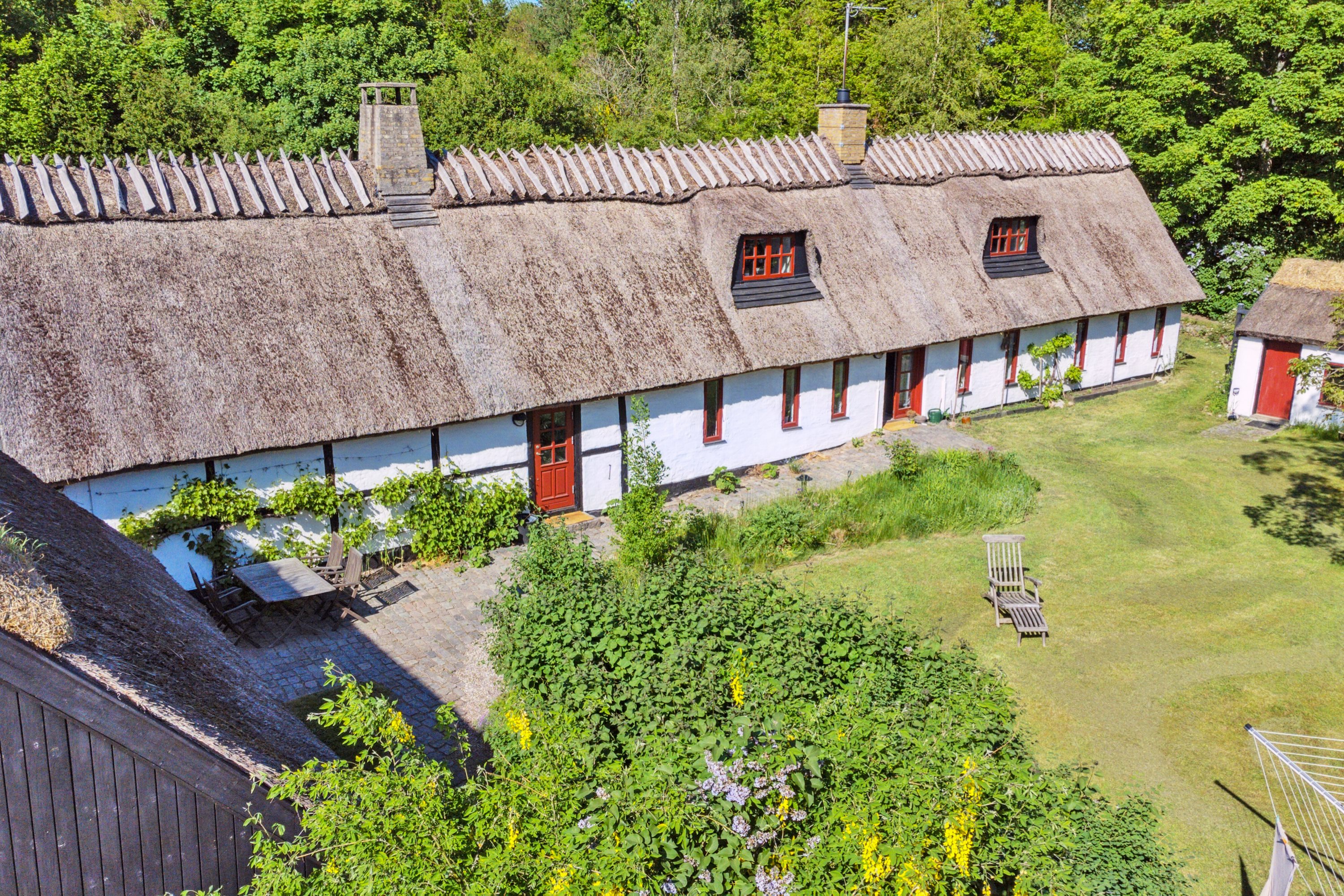 Fremhævet set fra haven billede i fuldskærmstilstand. Billede af Stormgårdsvej 13, Skuldelev, 4050 Skibby