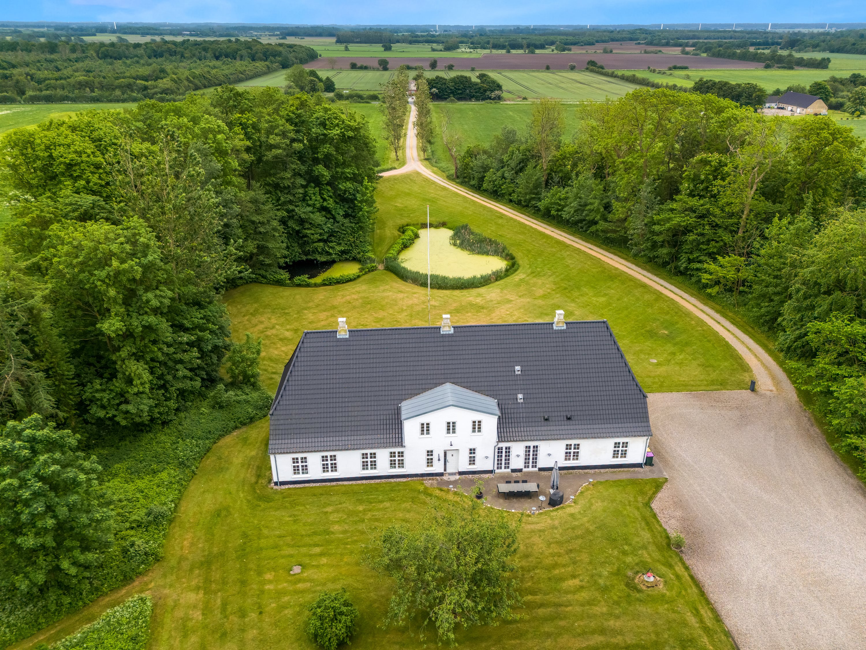 Fremhævet luftfoto billede i fuldskærmstilstand. Billede af Flensborglandevej 44, St Tønde, 6270 Tønder