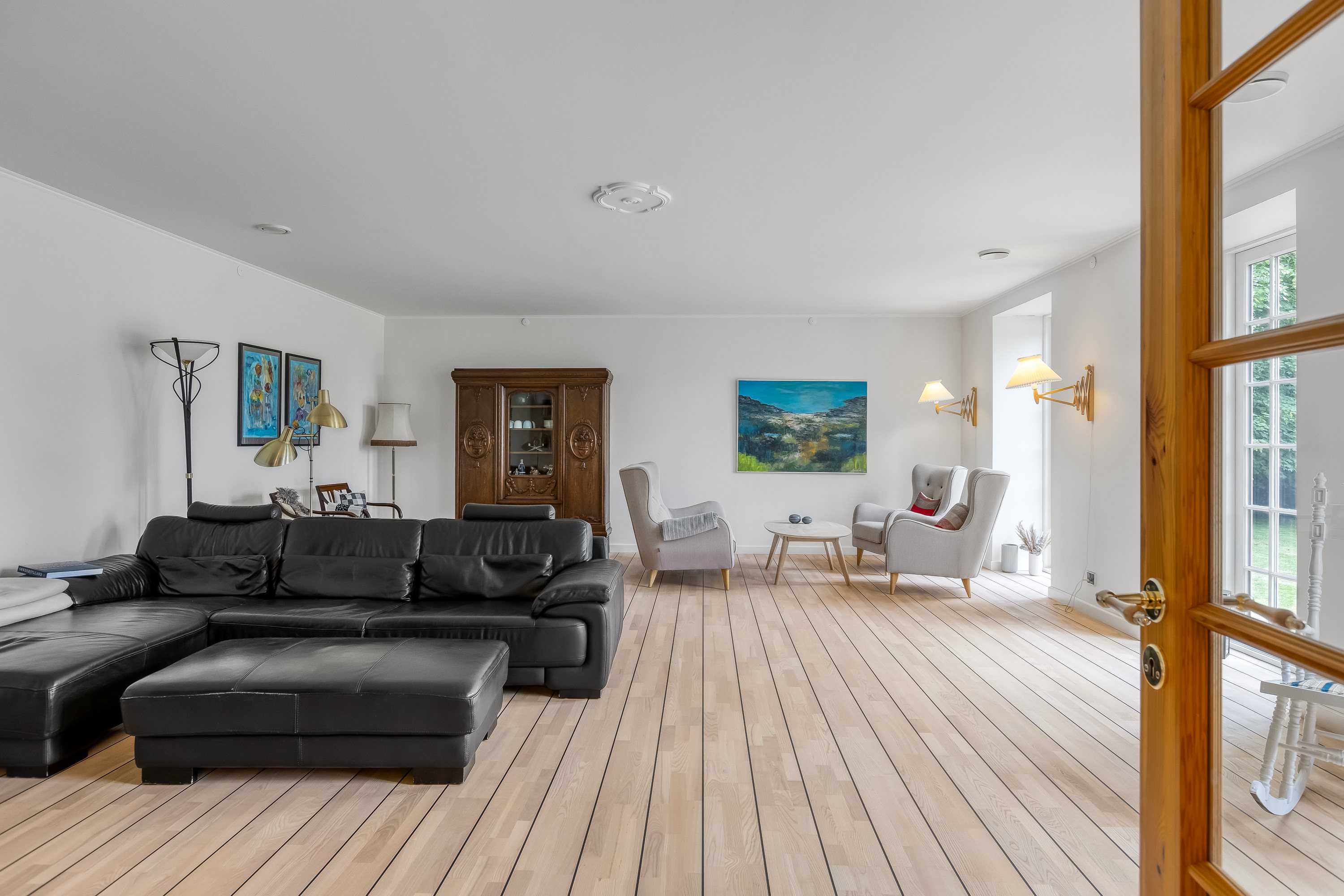 Fremhævet stue billede i fuldskærmstilstand. Billede af Flensborglandevej 44, St Tønde, 6270 Tønder