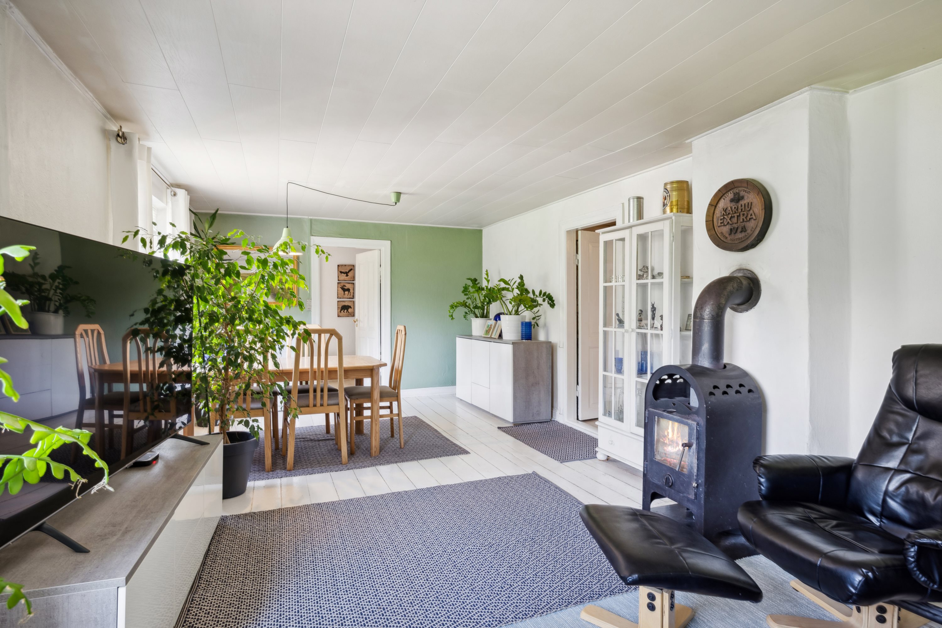 Fremhævet stue billede i fuldskærmstilstand. Billede af Dalsagervej 4, Dalsgårde, 8500 Grenaa