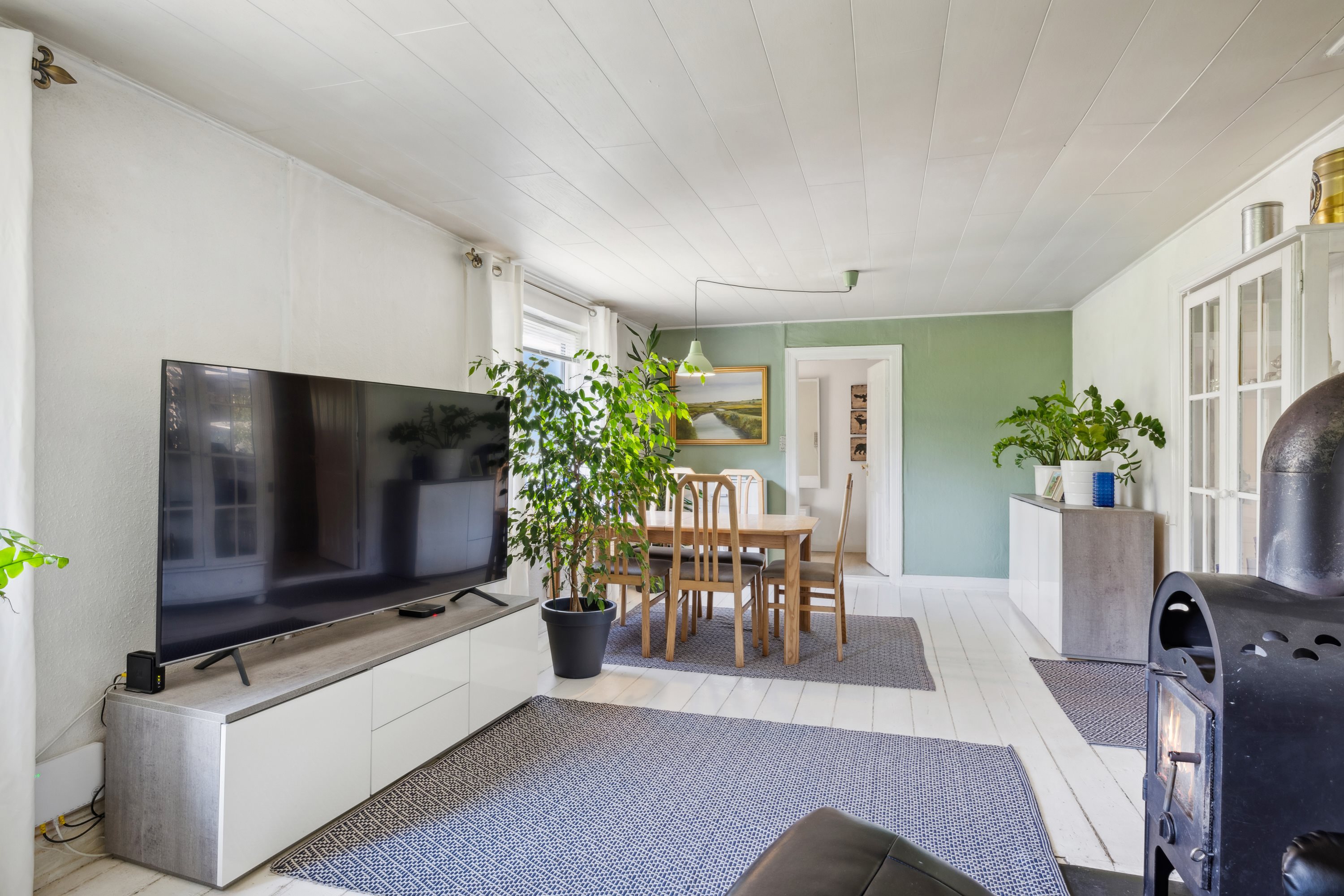 Fremhævet stue billede i fuldskærmstilstand. Billede af Dalsagervej 4, Dalsgårde, 8500 Grenaa