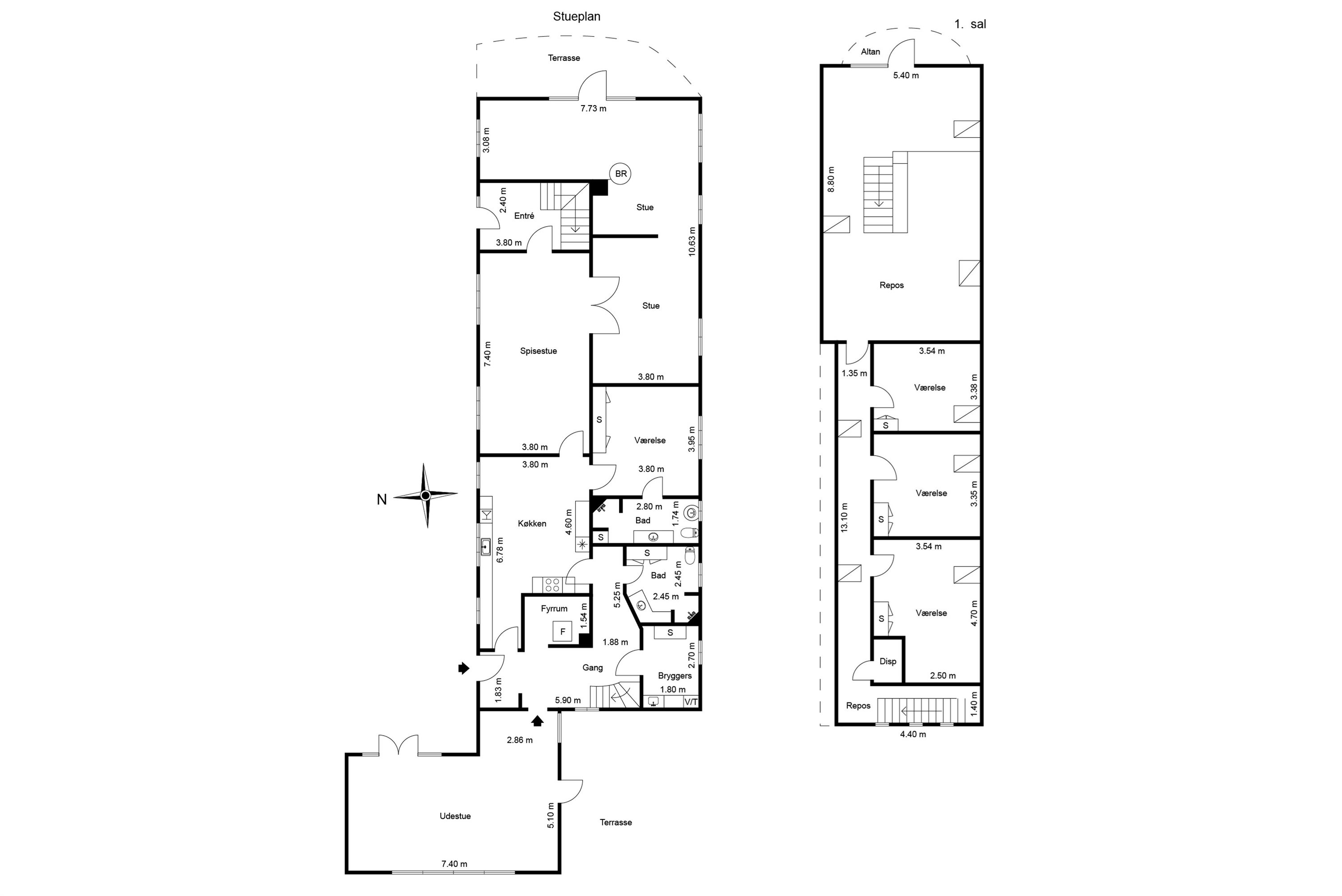 Plantegninger billede af Ettrupvej 85, 9620 Aalestrup