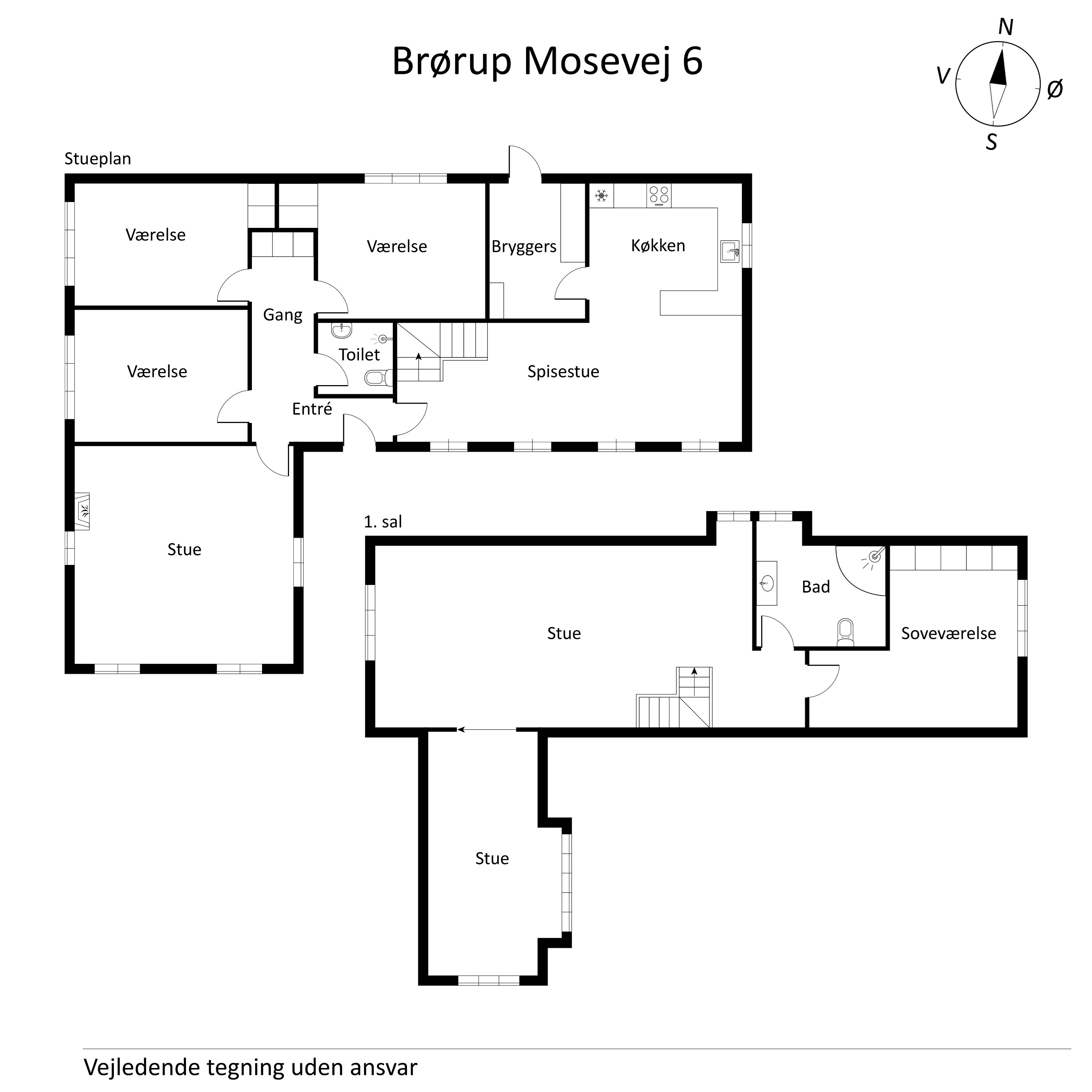 Plantegninger billede af Brørup Mosevej 6, Brørup, 8660 Skanderborg