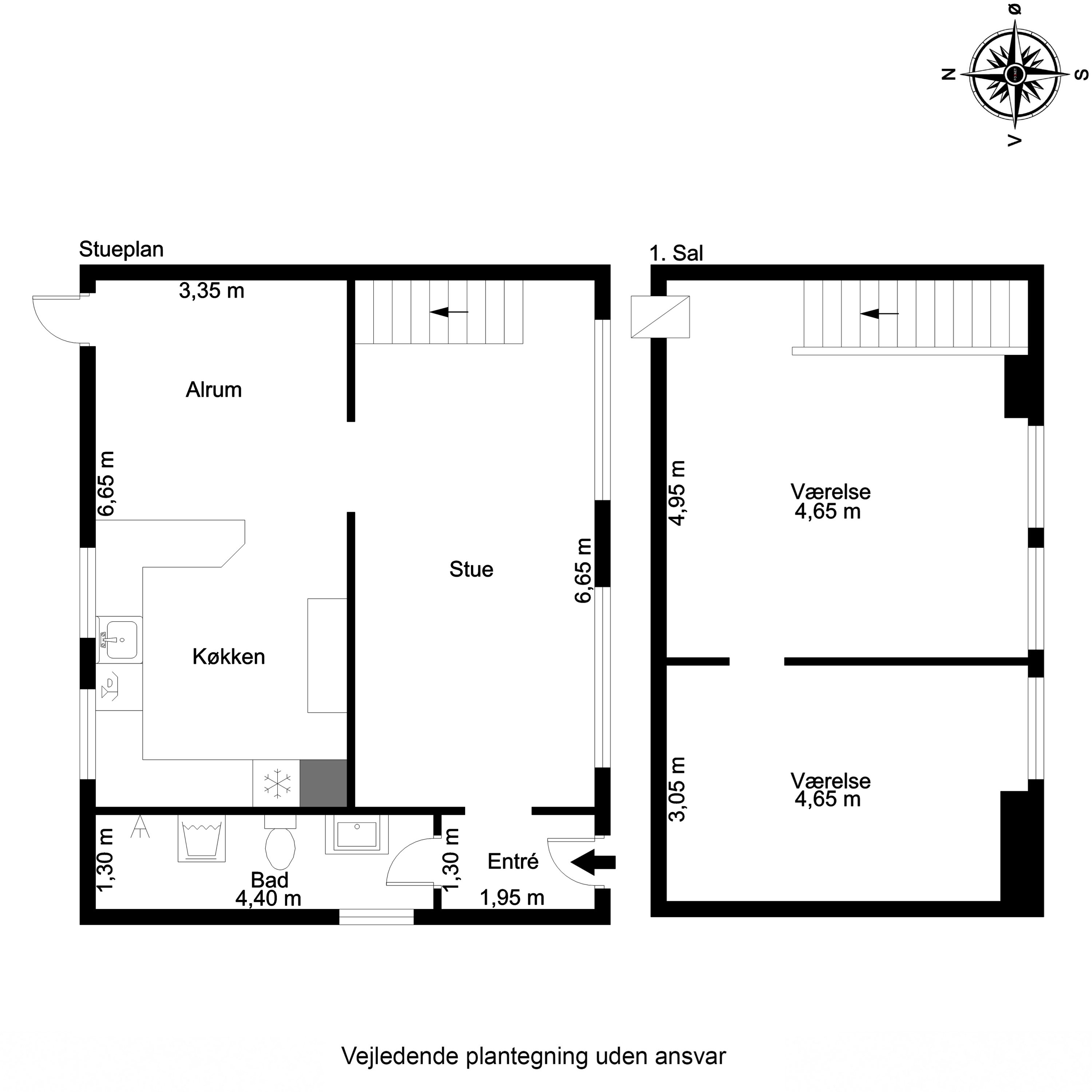 Plantegninger billede af Grædstrupvej 54, Davding, 8740 Brædstrup