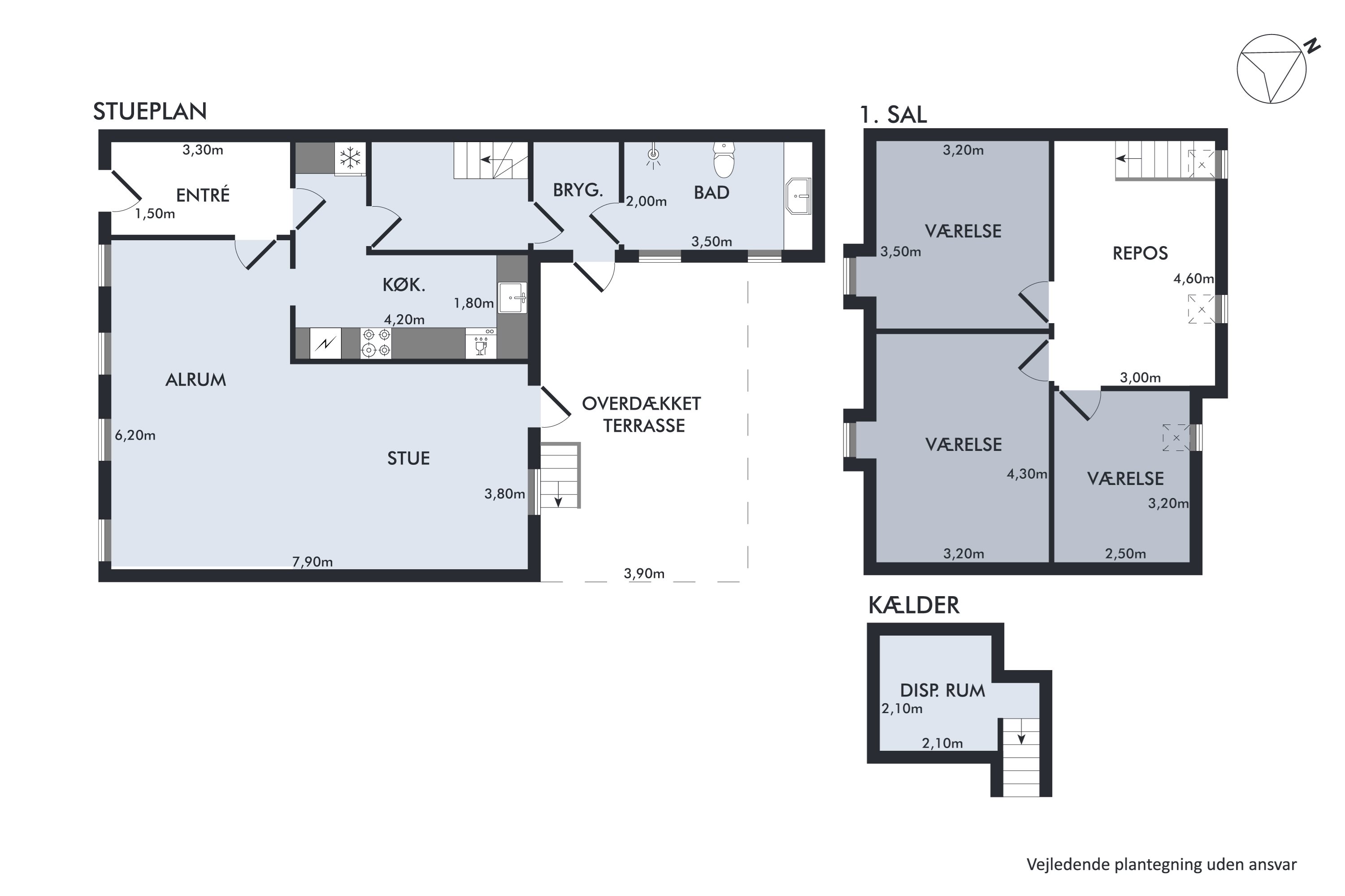 Plantegninger billede af Grønnegade 26, 6760 Ribe
