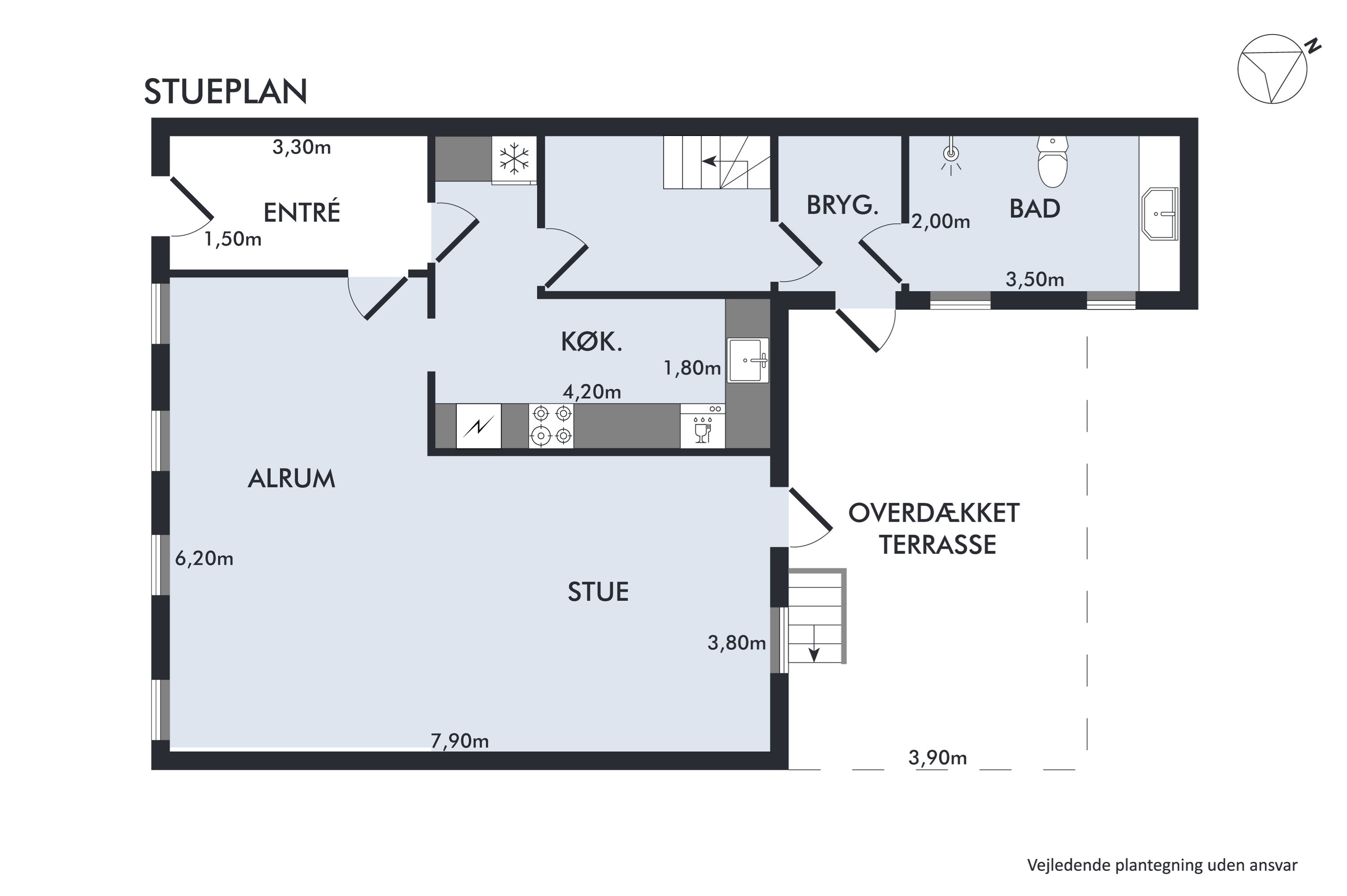 Plantegninger billede af Grønnegade 26, 6760 Ribe