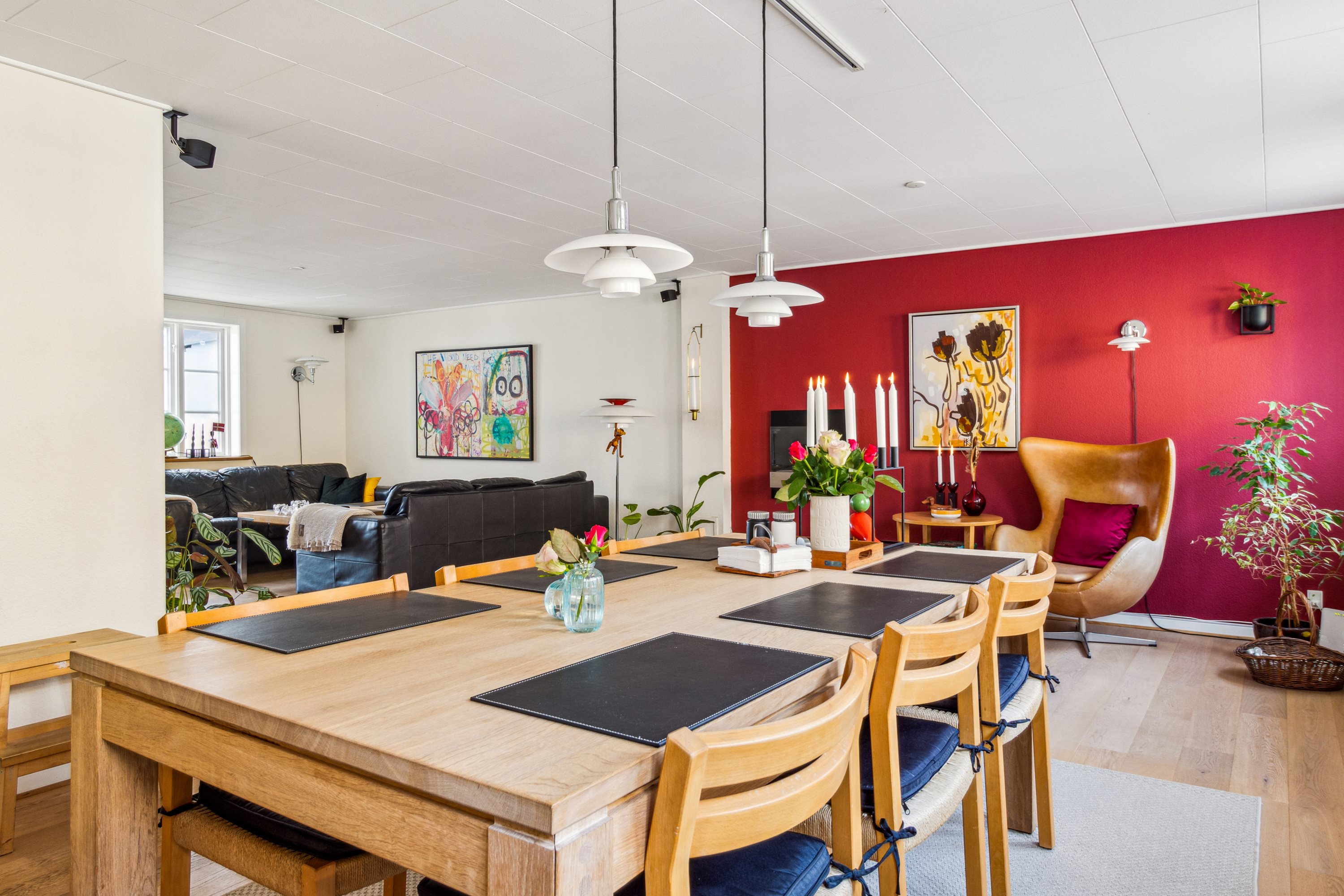 Fremhævet stue billede i fuldskærmstilstand. Billede af Grønnegade 26, 6760 Ribe