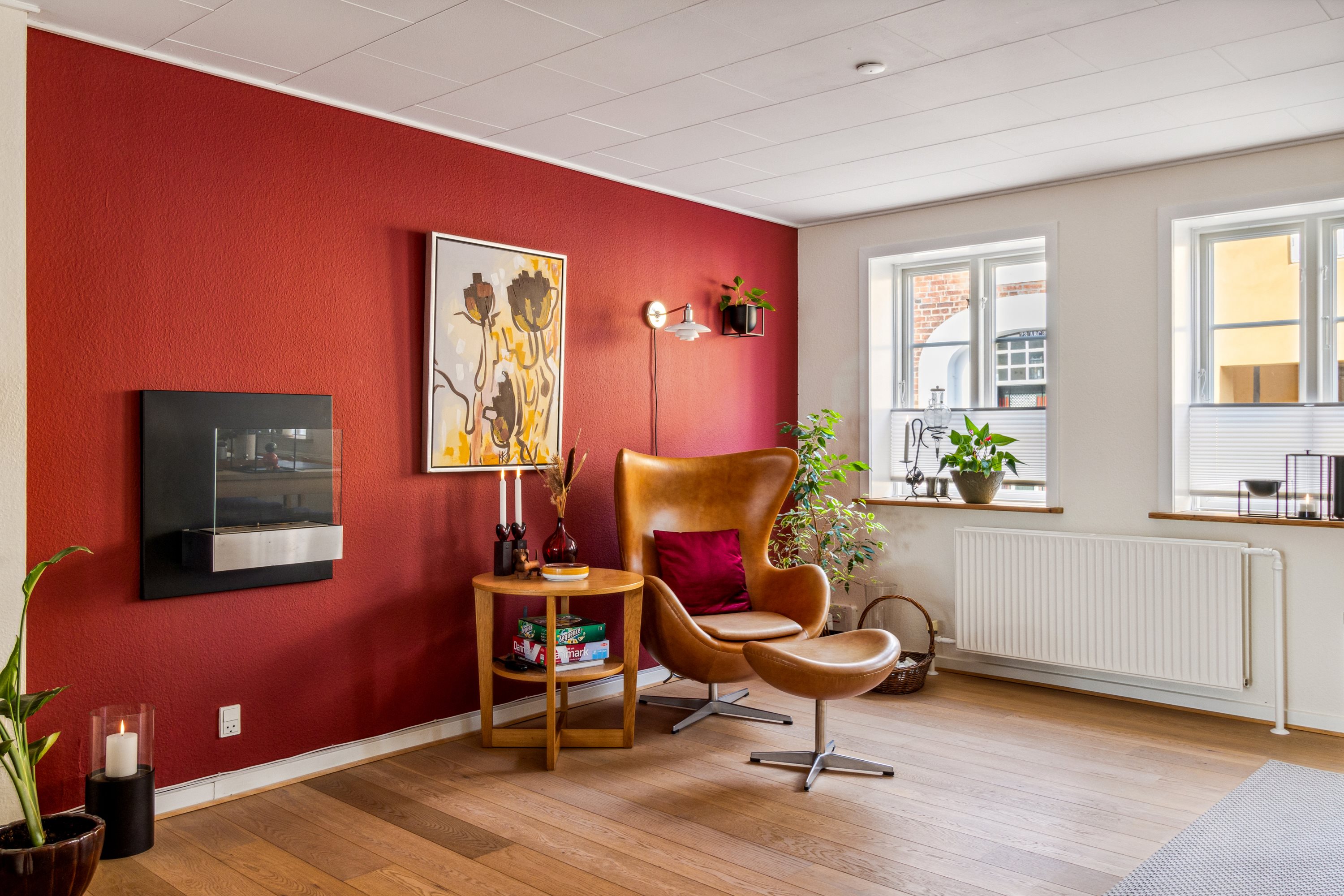 Fremhævet stue billede i fuldskærmstilstand. Billede af Grønnegade 26, 6760 Ribe