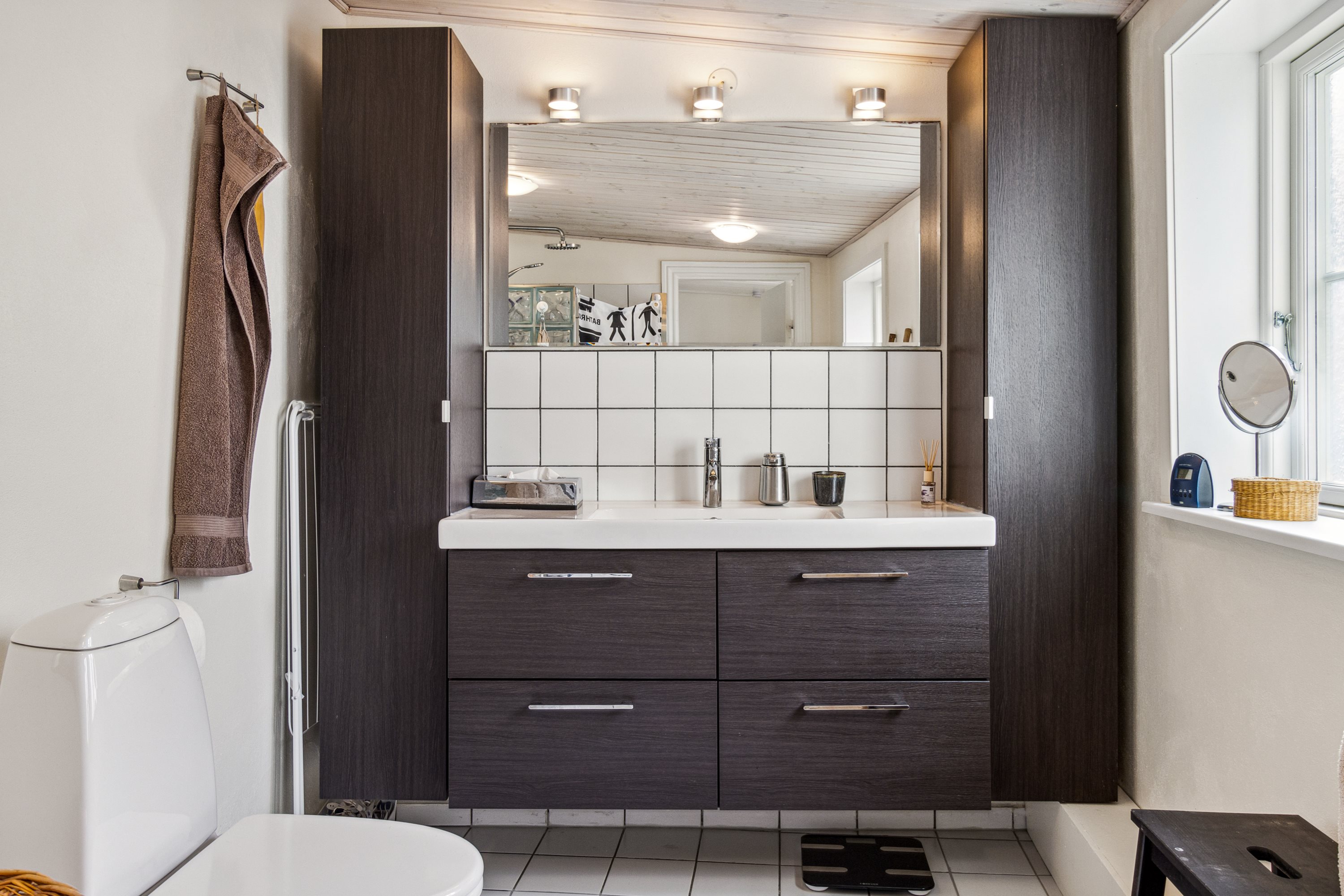 Fremhævet badeværelse billede i fuldskærmstilstand. Billede af Grønnegade 26, 6760 Ribe