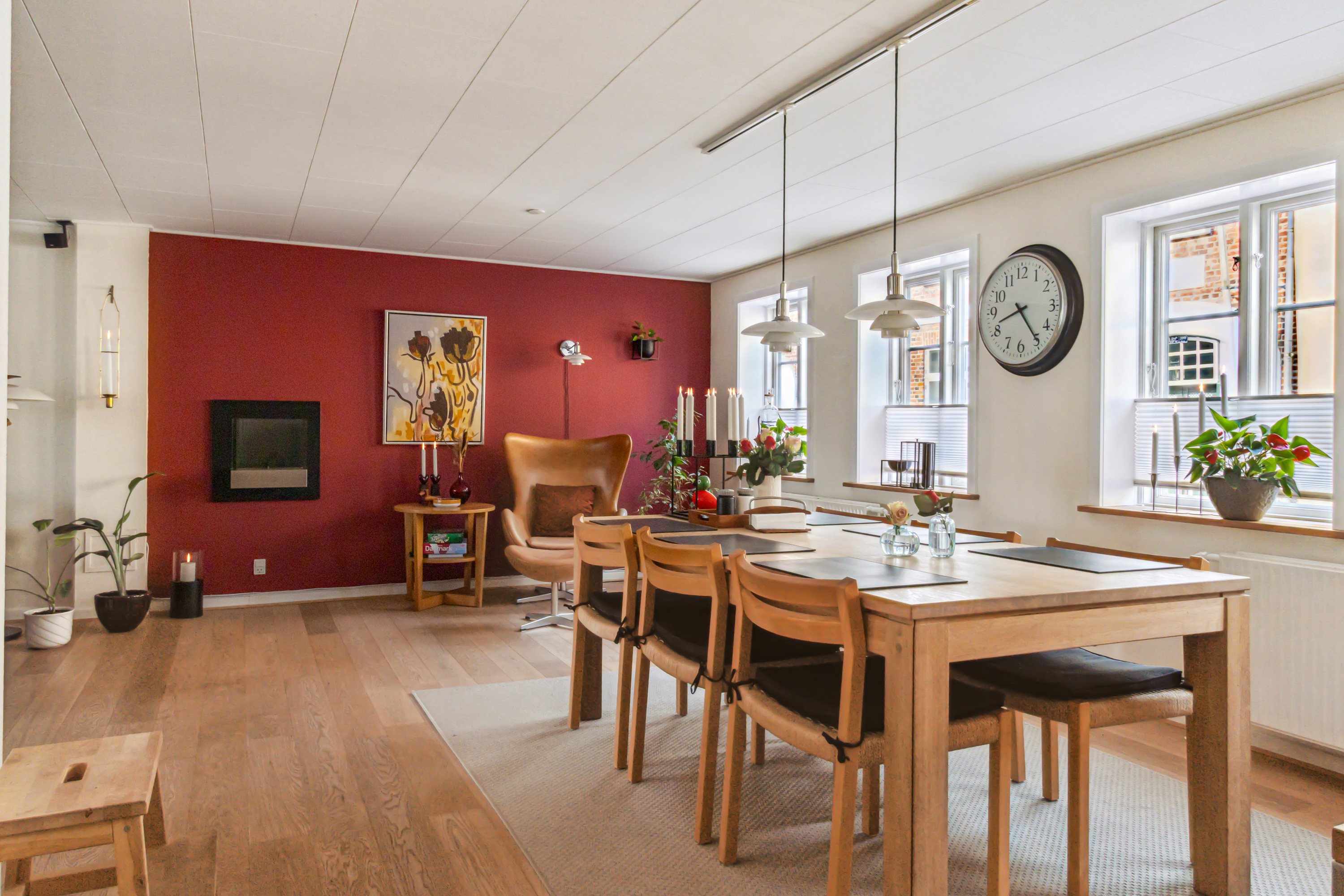 Fremhævet stue billede i fuldskærmstilstand. Billede af Grønnegade 26, 6760 Ribe