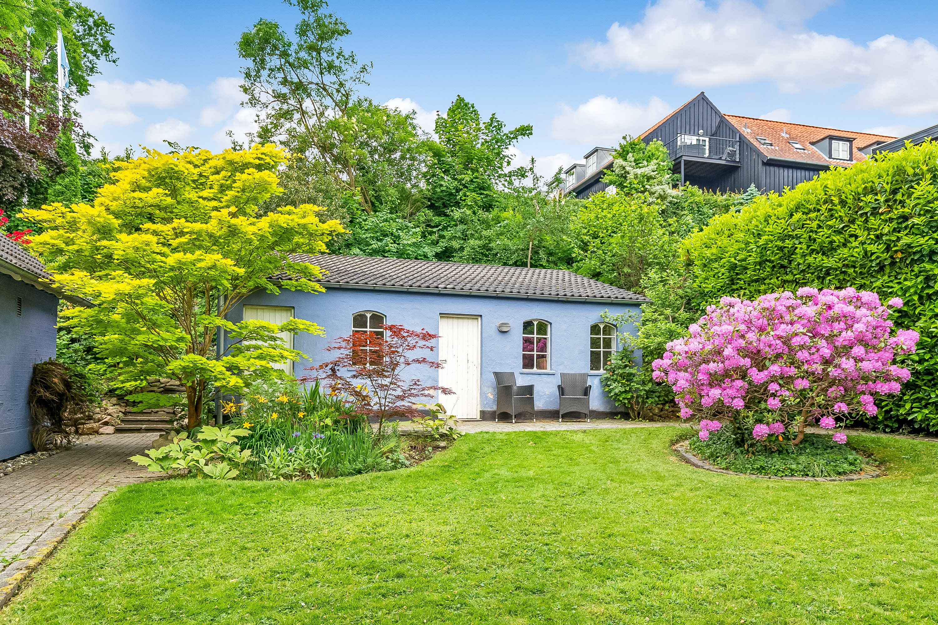 Fremhævet udhus billede i fuldskærmstilstand. Billede af Gøhlmannsvej 1, 6000 Kolding