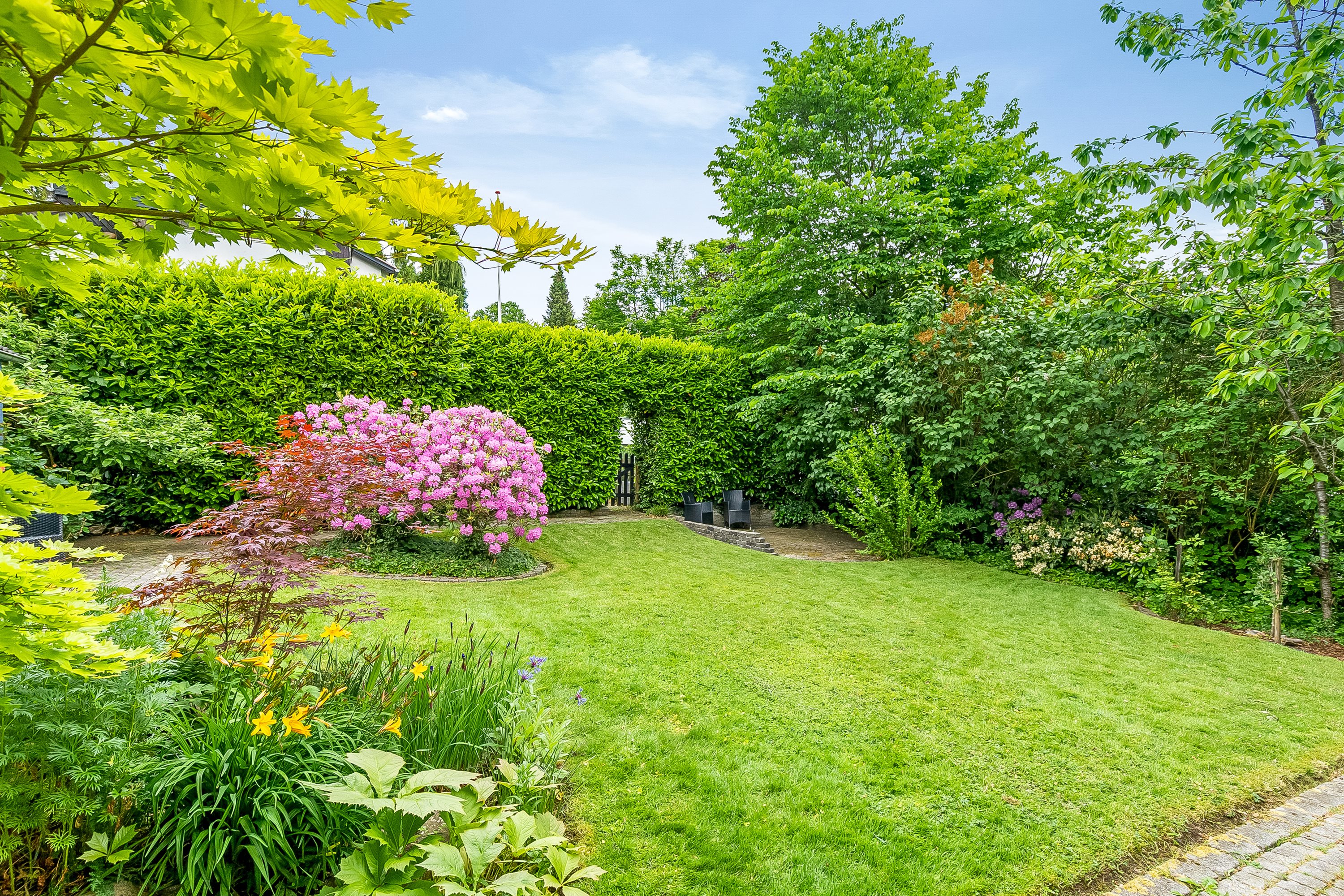 Fremhævet have billede i fuldskærmstilstand. Billede af Gøhlmannsvej 1, 6000 Kolding