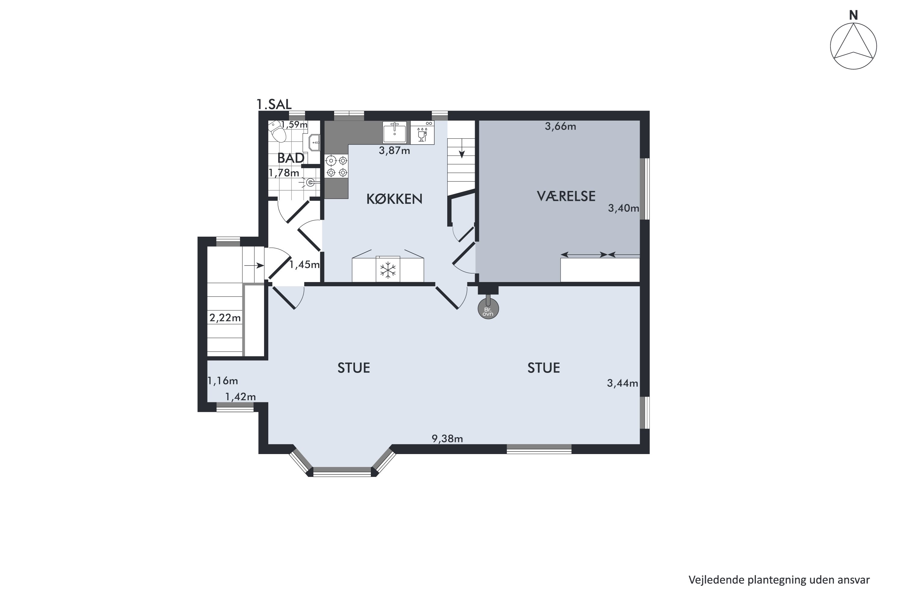 Plantegninger billede af Storegade 6, 8990 Fårup