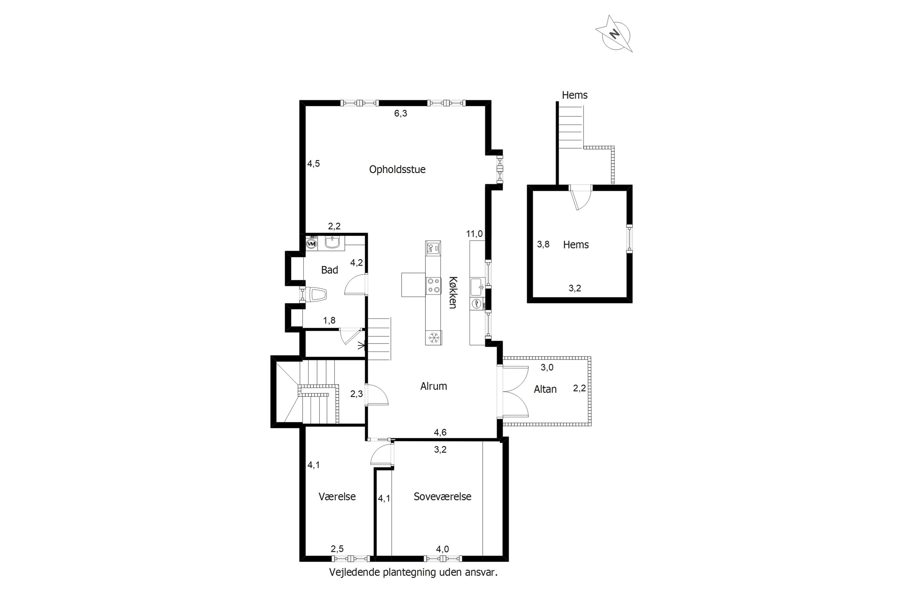 Plantegninger billede af Lundvej 11, 2., 6800 Varde
