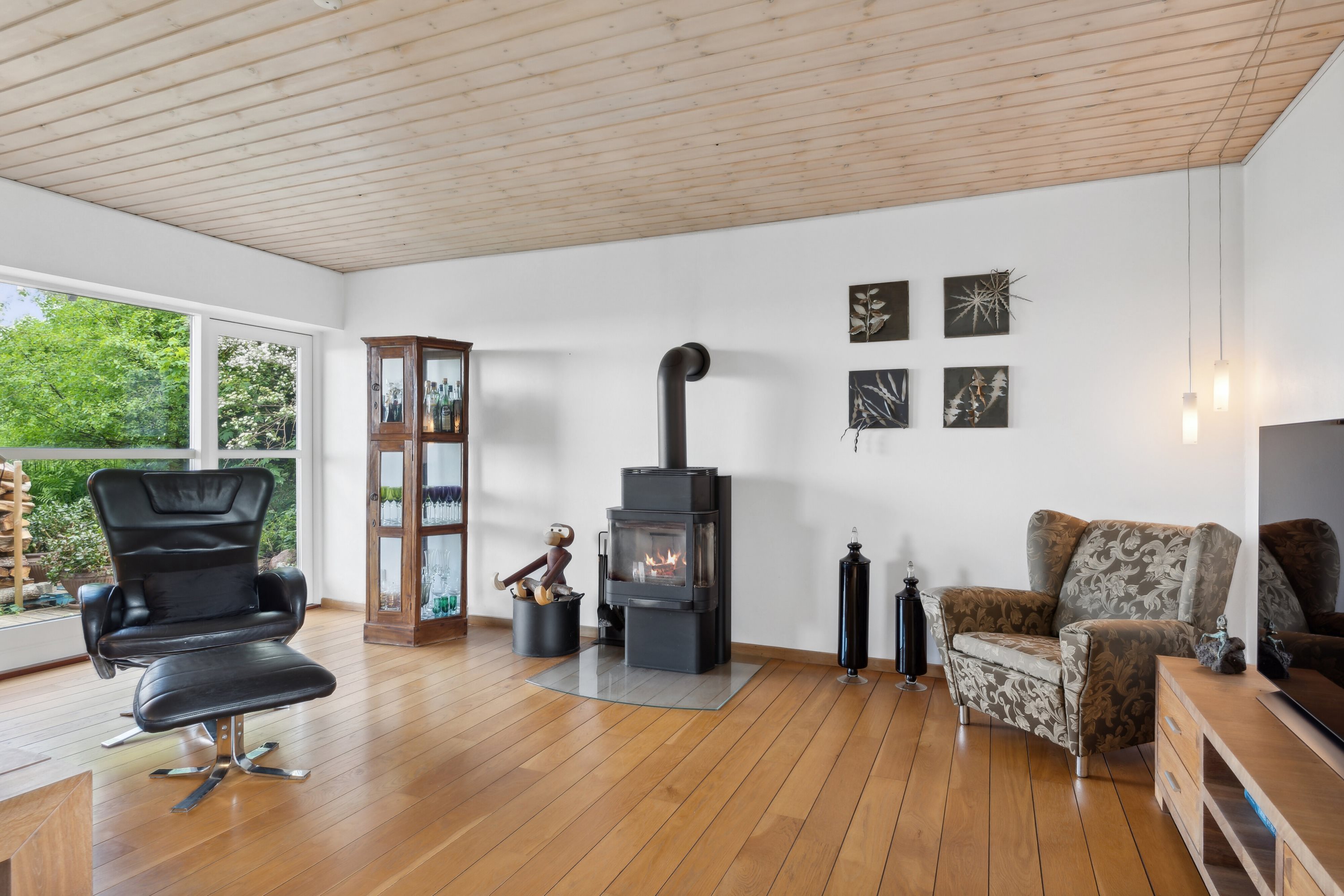 Fremhævet stue billede i fuldskærmstilstand. Billede af Funder Bakke 55, 8600 Silkeborg