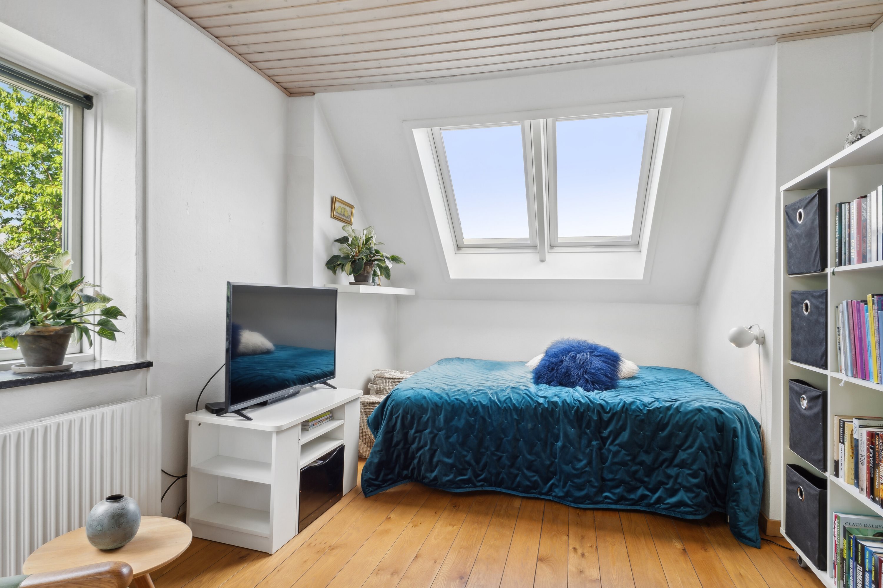 Fremhævet soveværelse billede i fuldskærmstilstand. Billede af Funder Bakke 55, 8600 Silkeborg