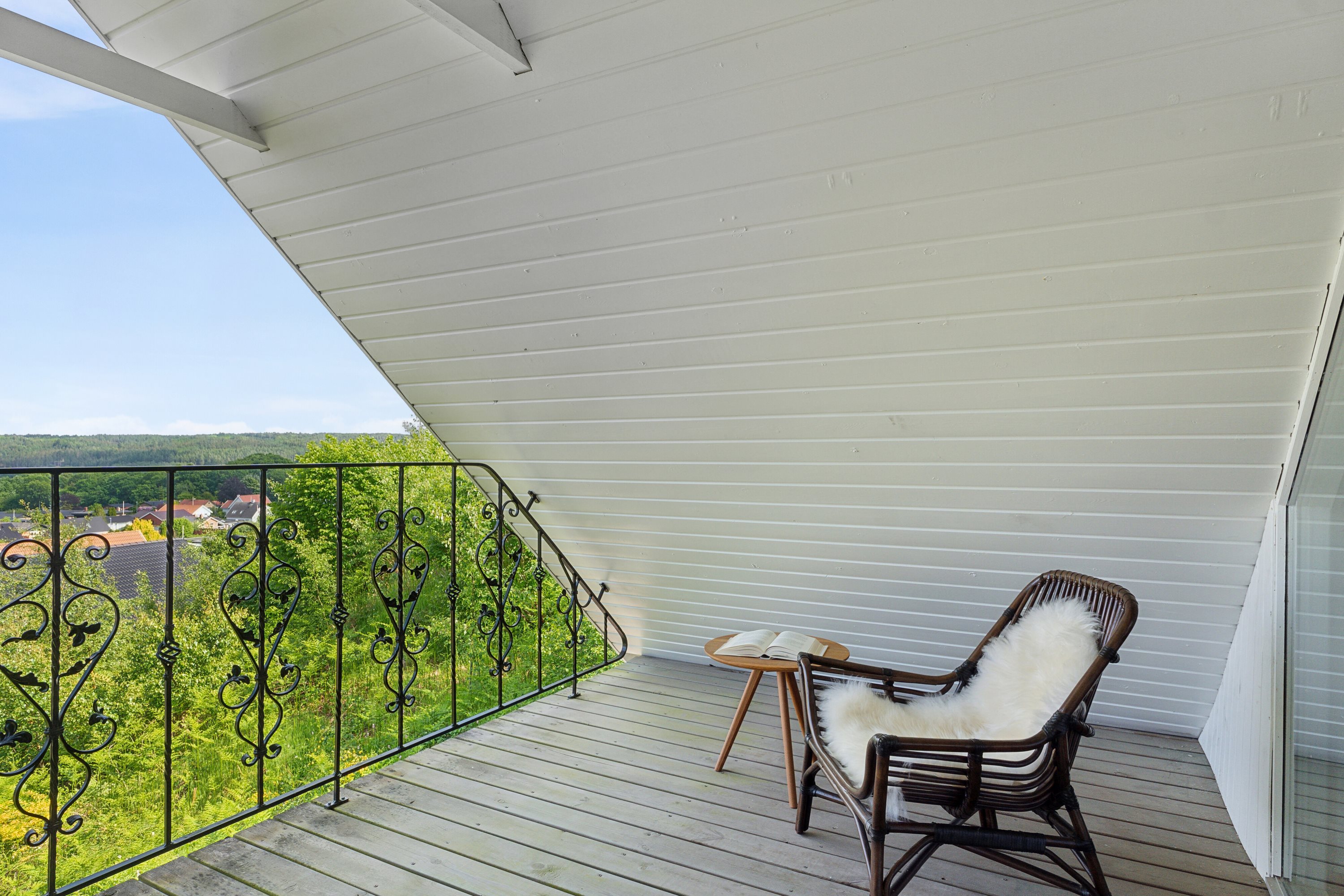 Fremhævet altan billede i fuldskærmstilstand. Billede af Funder Bakke 55, 8600 Silkeborg